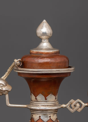 Traditional Bhumba Ritual Vase | Tibetan Buddhist Water Offering Vase