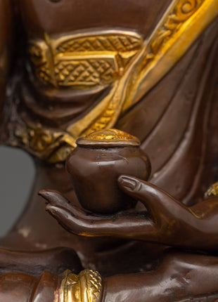 Shakyamuni Buddha Oxidized Copper Statue | The Enlightened One