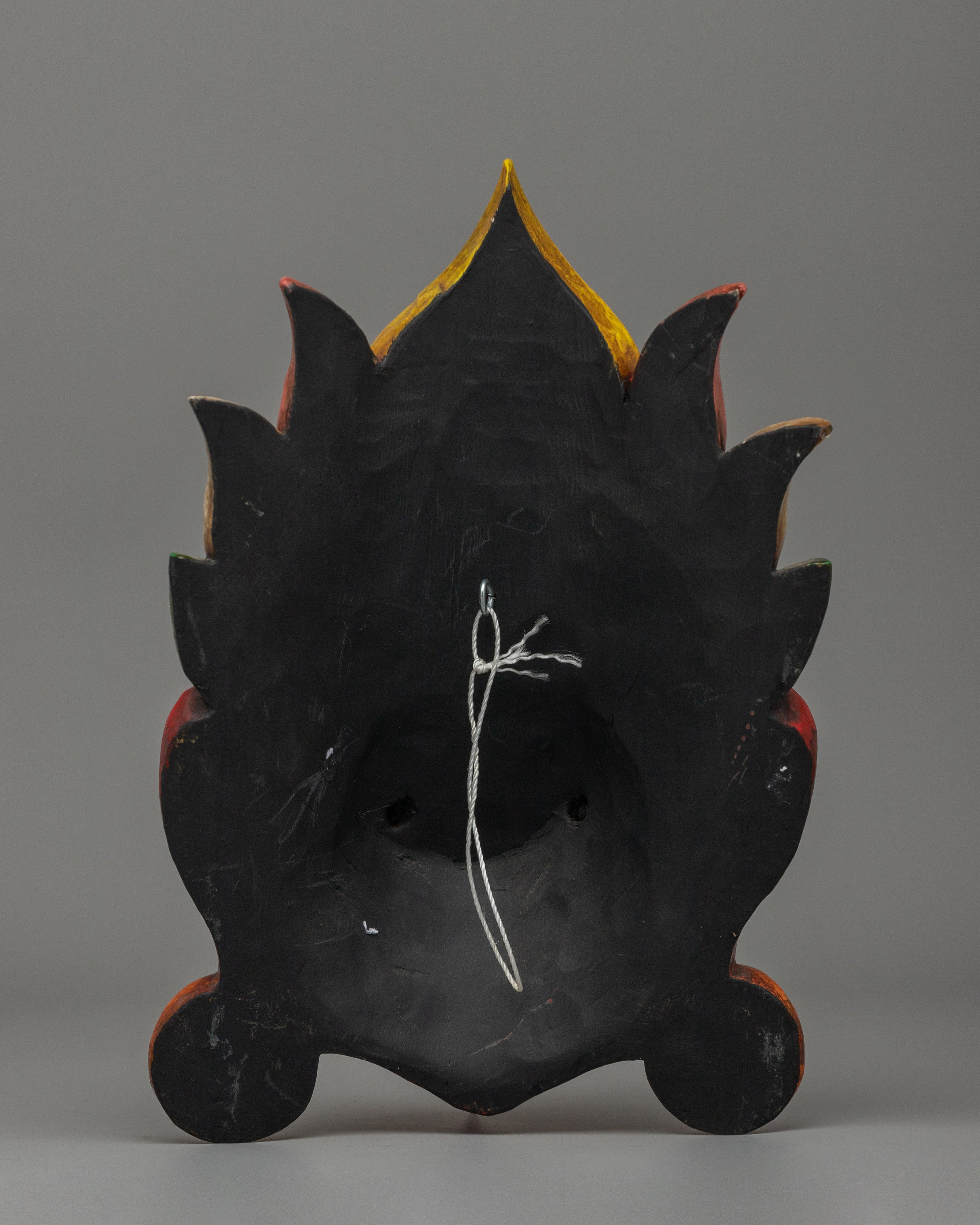 Hindu Garuda Mask | Spiritual Wooden Ritual Mask
