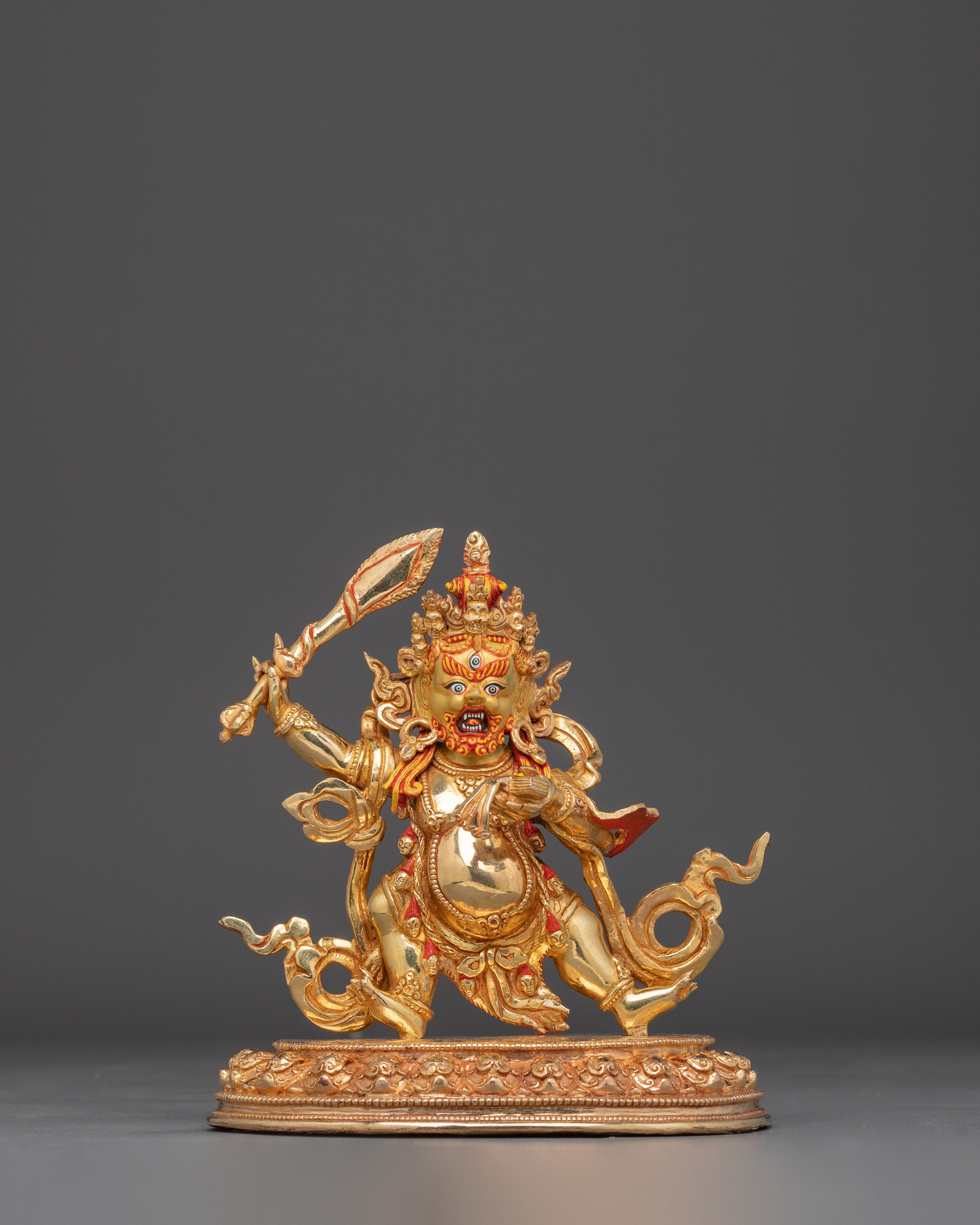 Tibetan Black Manjushri Statue | Wrathful Wisdom Deity
