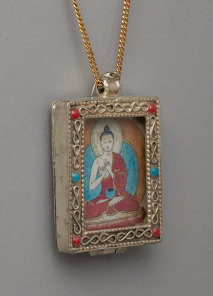 Handcrafted Vairochana Buddha Locket | Perfect Spiritual Talisman for Peace