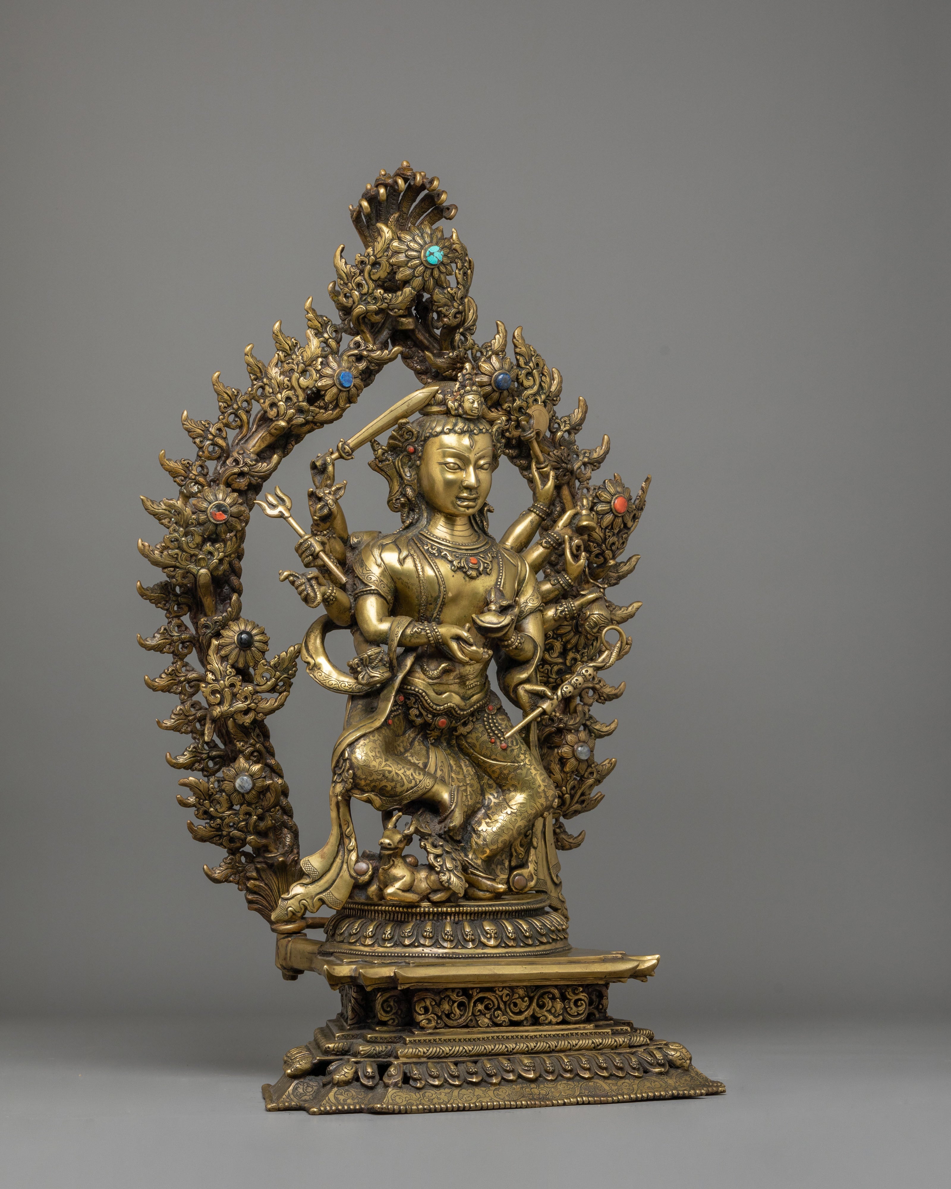 Handmade Nityanath Shiva Statue with Nandi | Bronze Mahadev Sculpture