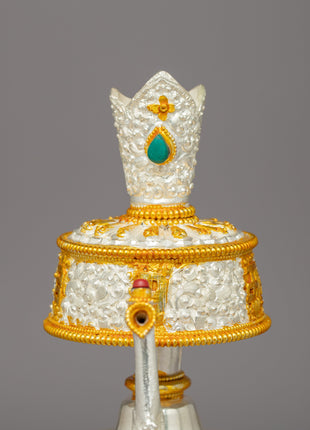 Handmade Tibetan Bhumba | Buddhist Ritual Vase Bhumpa