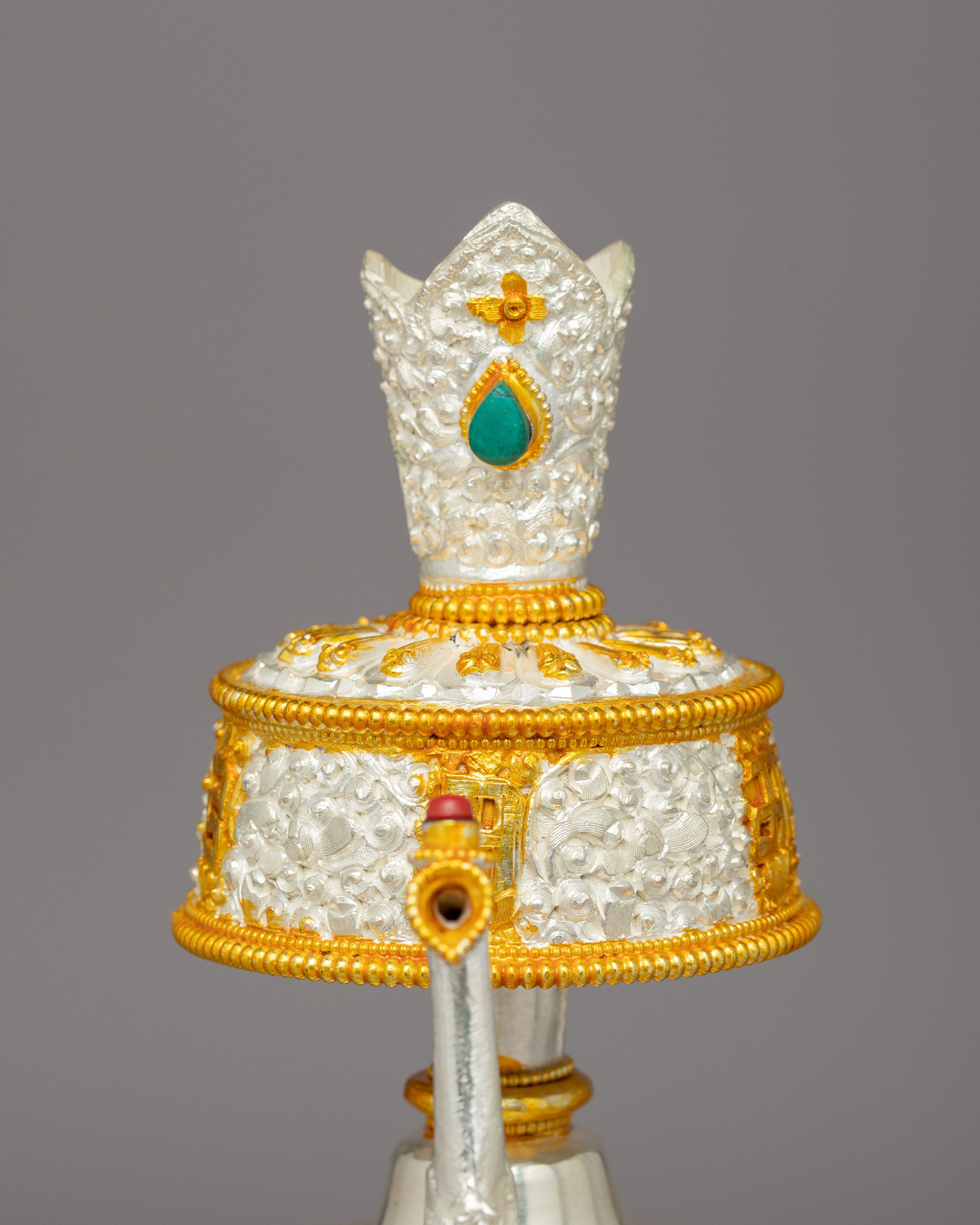Handmade Tibetan Bhumba | Buddhist Ritual Vase Bhumpa
