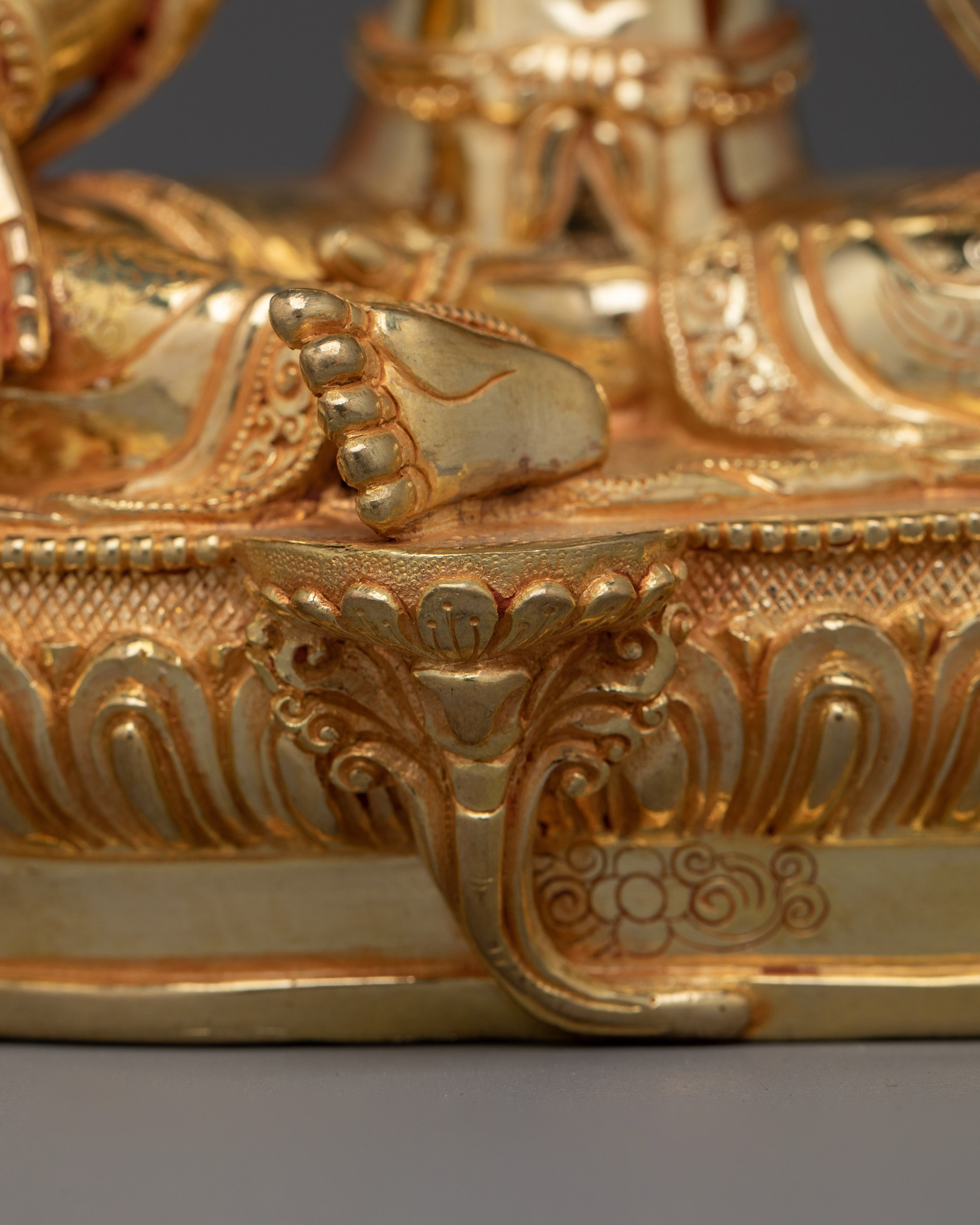 Shyama Tara Bodhisattva Handmade Artwork | Himalayan Green Tara Statue