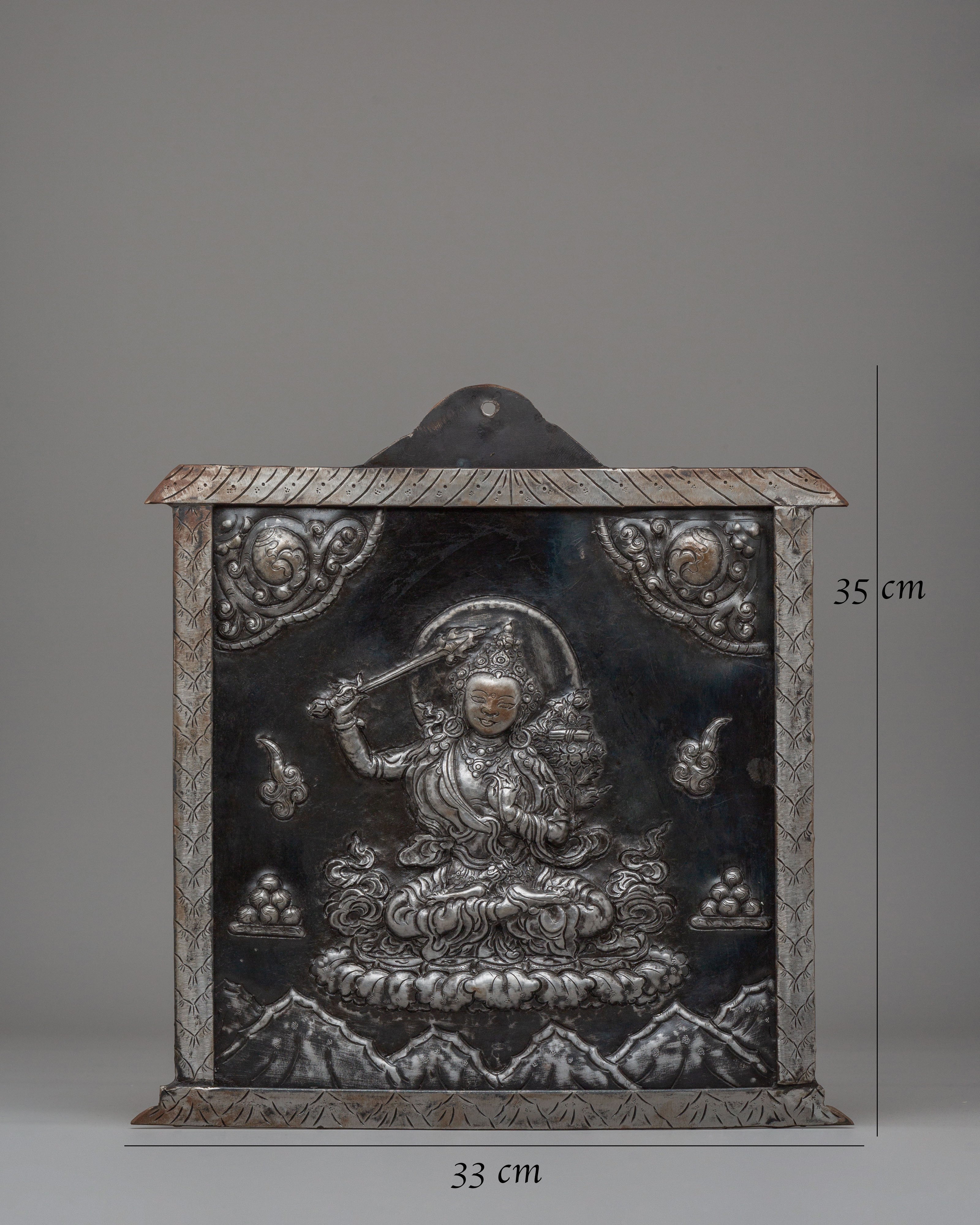 Sacred Manjushri Buddha Wall Hanging | Artwork for Your Space