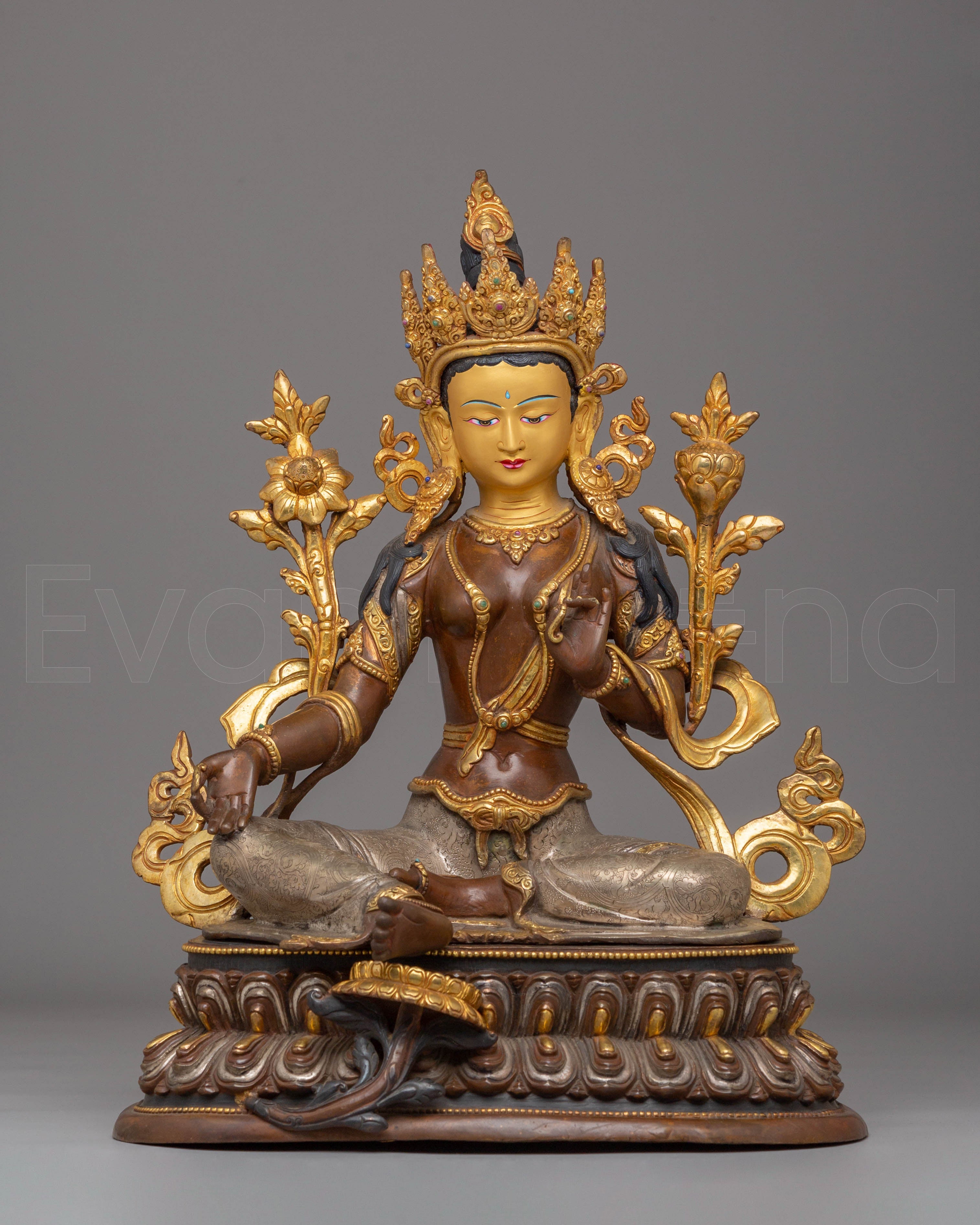 Enlightened Compassion Green Tara Statue