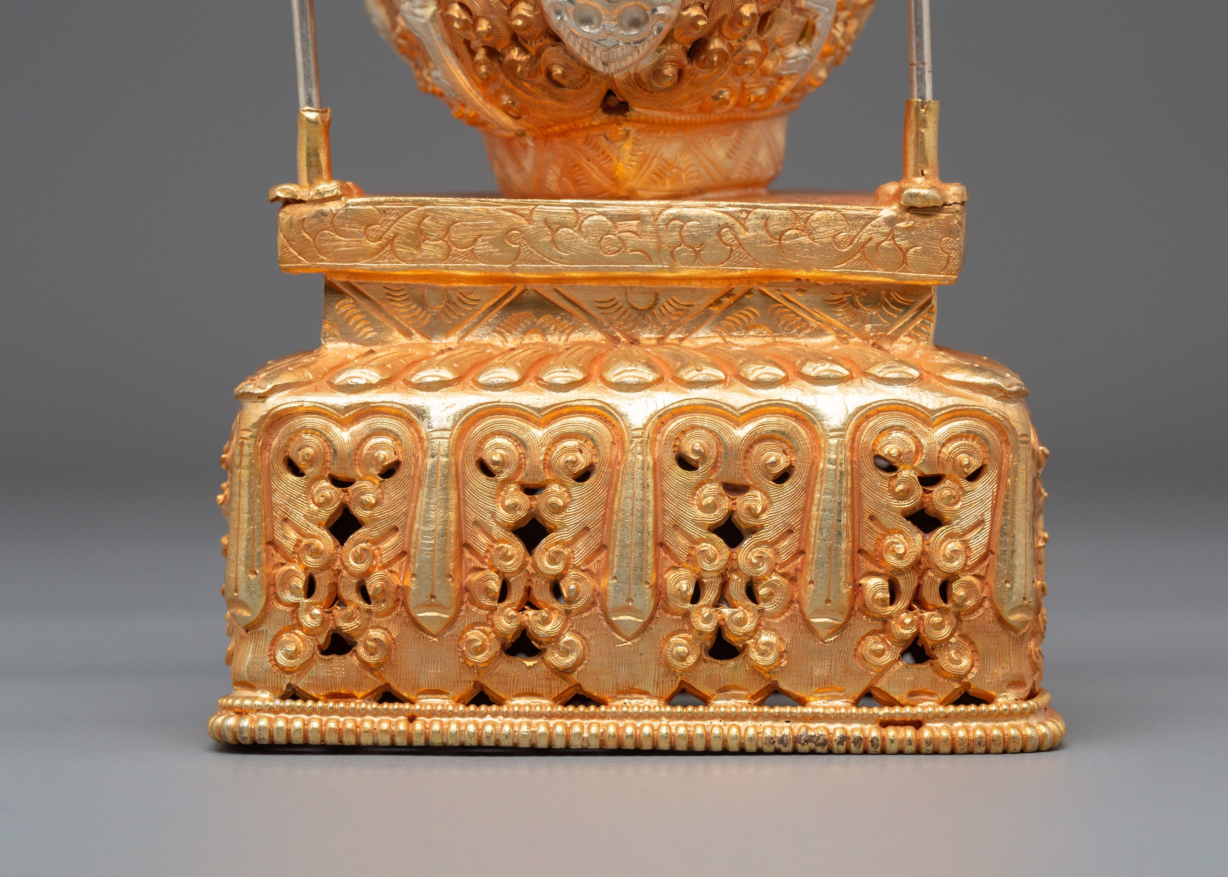 Sacred Tibetan Kapala Ceremonial Item | Buddhist Ritual Offering Artifact