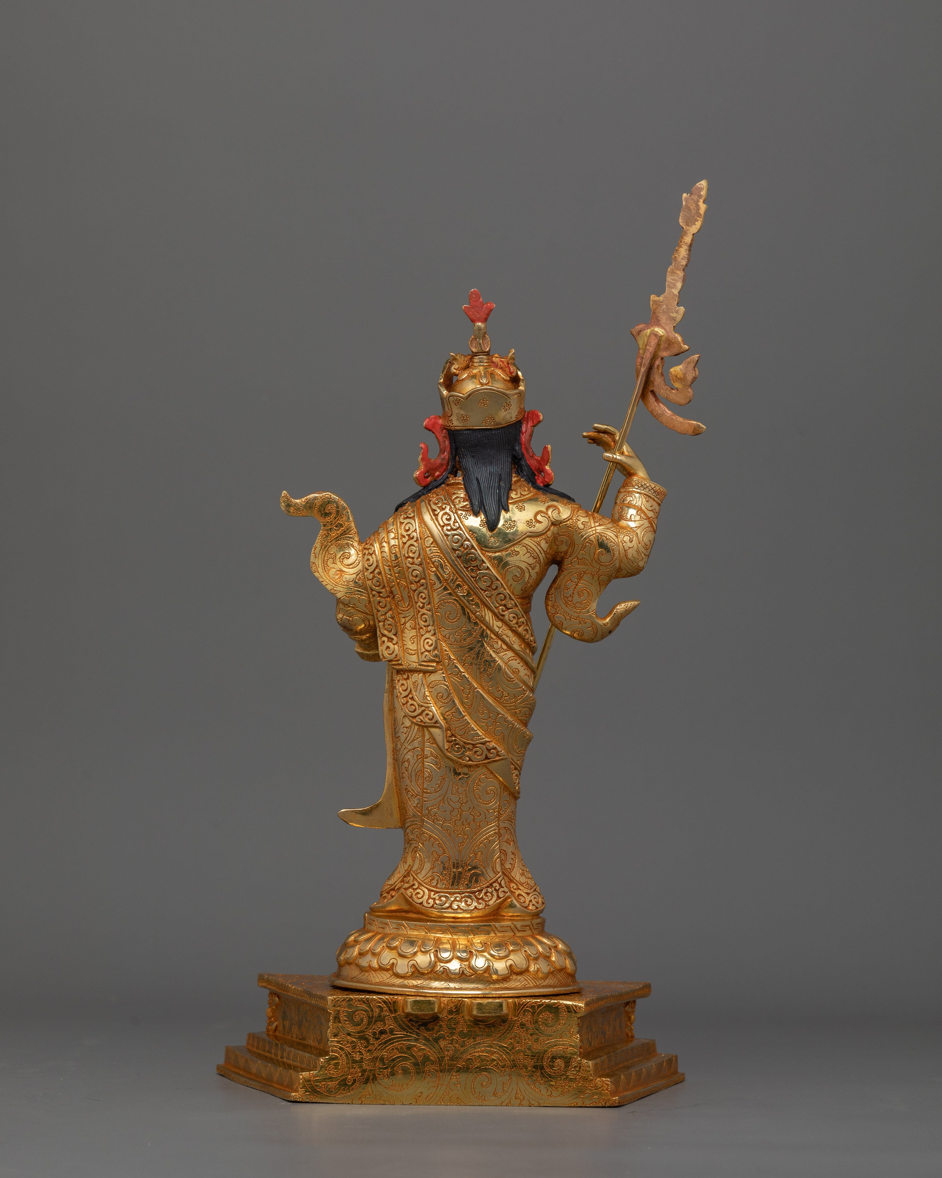Sculpture of Standing Guru Rinpoche | The Lotus-Born Guru of the Himalayas