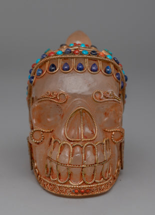 Handcrafted Skull Head | Unique Home Decor Accent