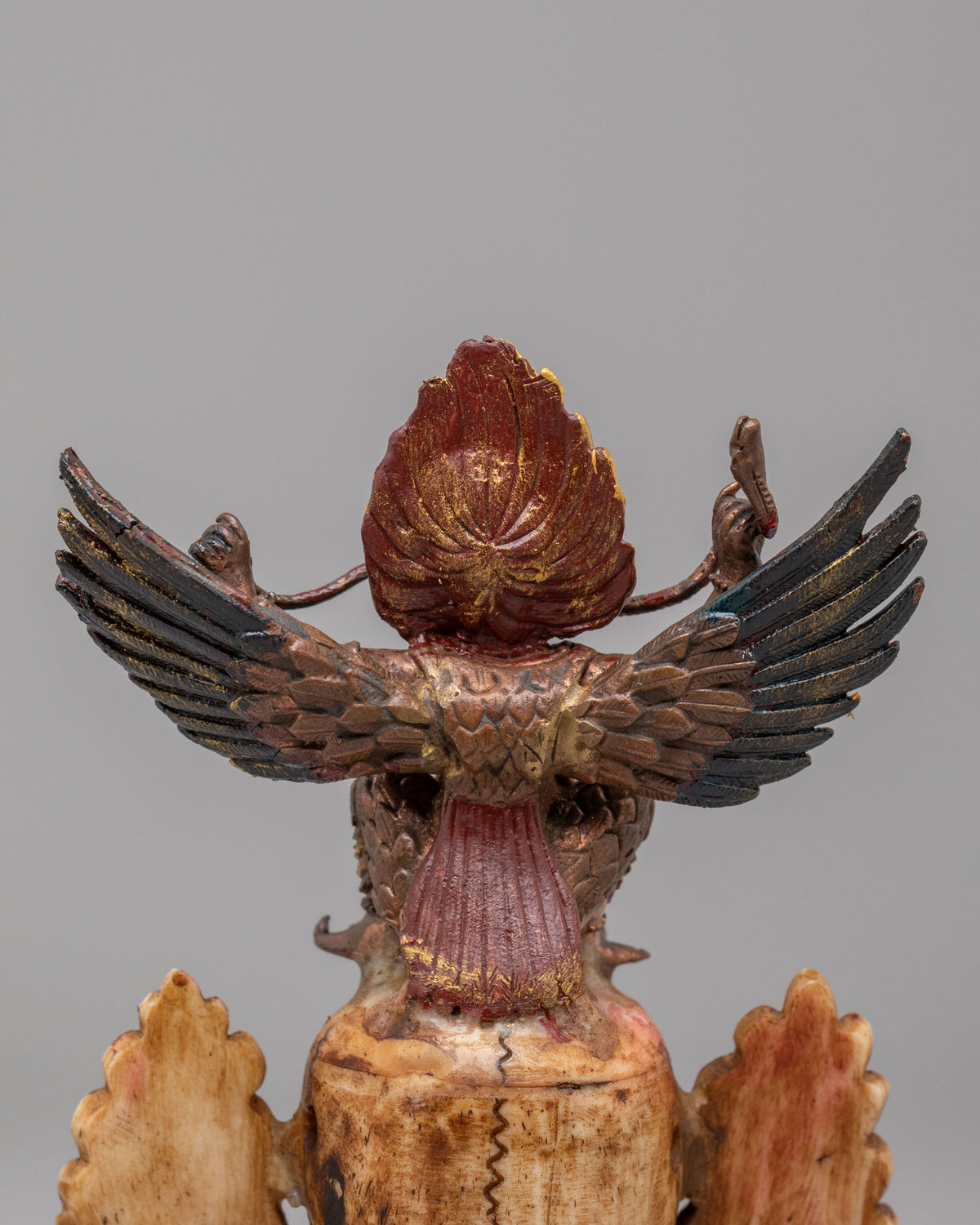 Garuda on Skull Sculpture | Spiritual Home Decoration