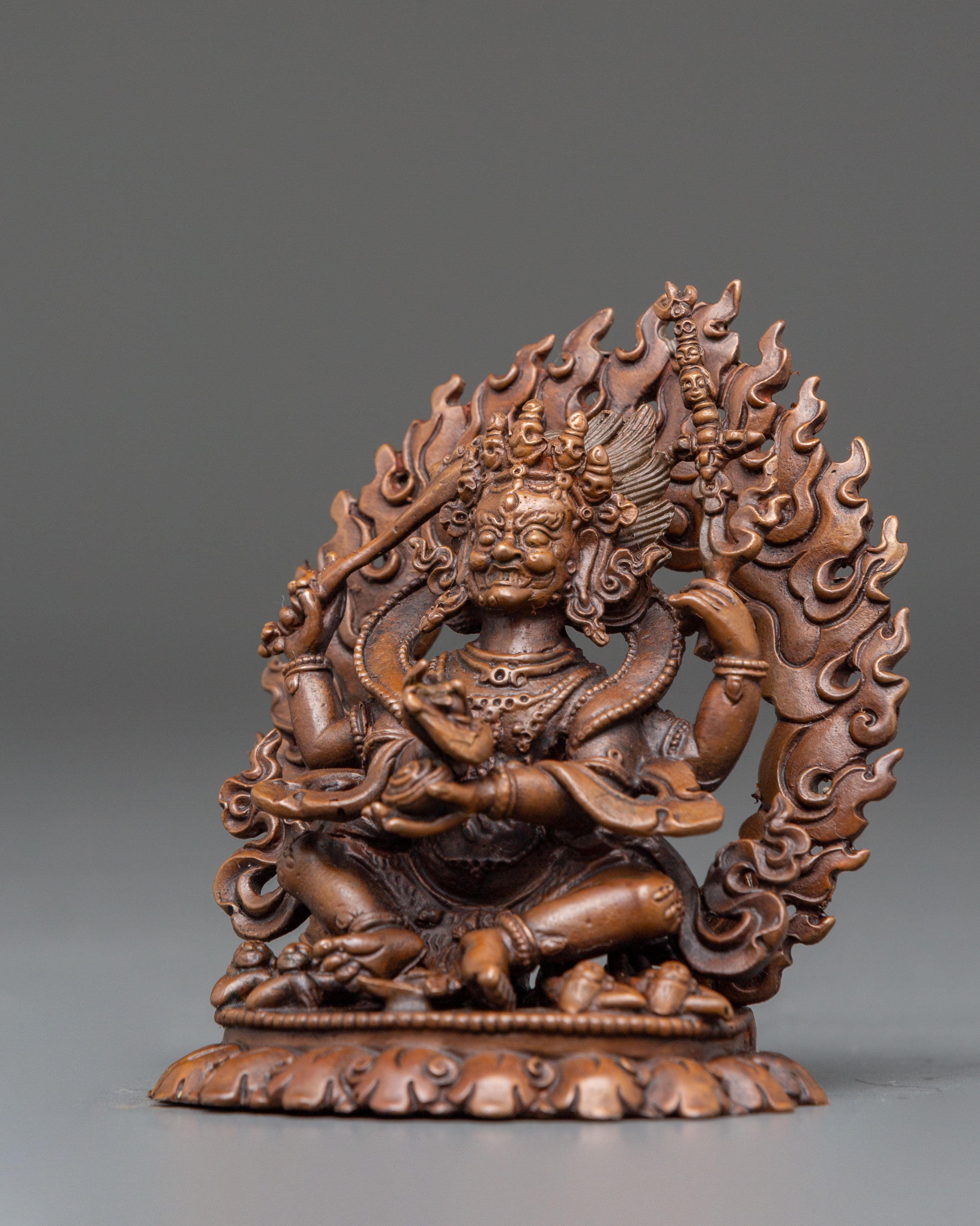 Wrathful Deity 4 Armed Mahakala | Deity of Compassion and Power