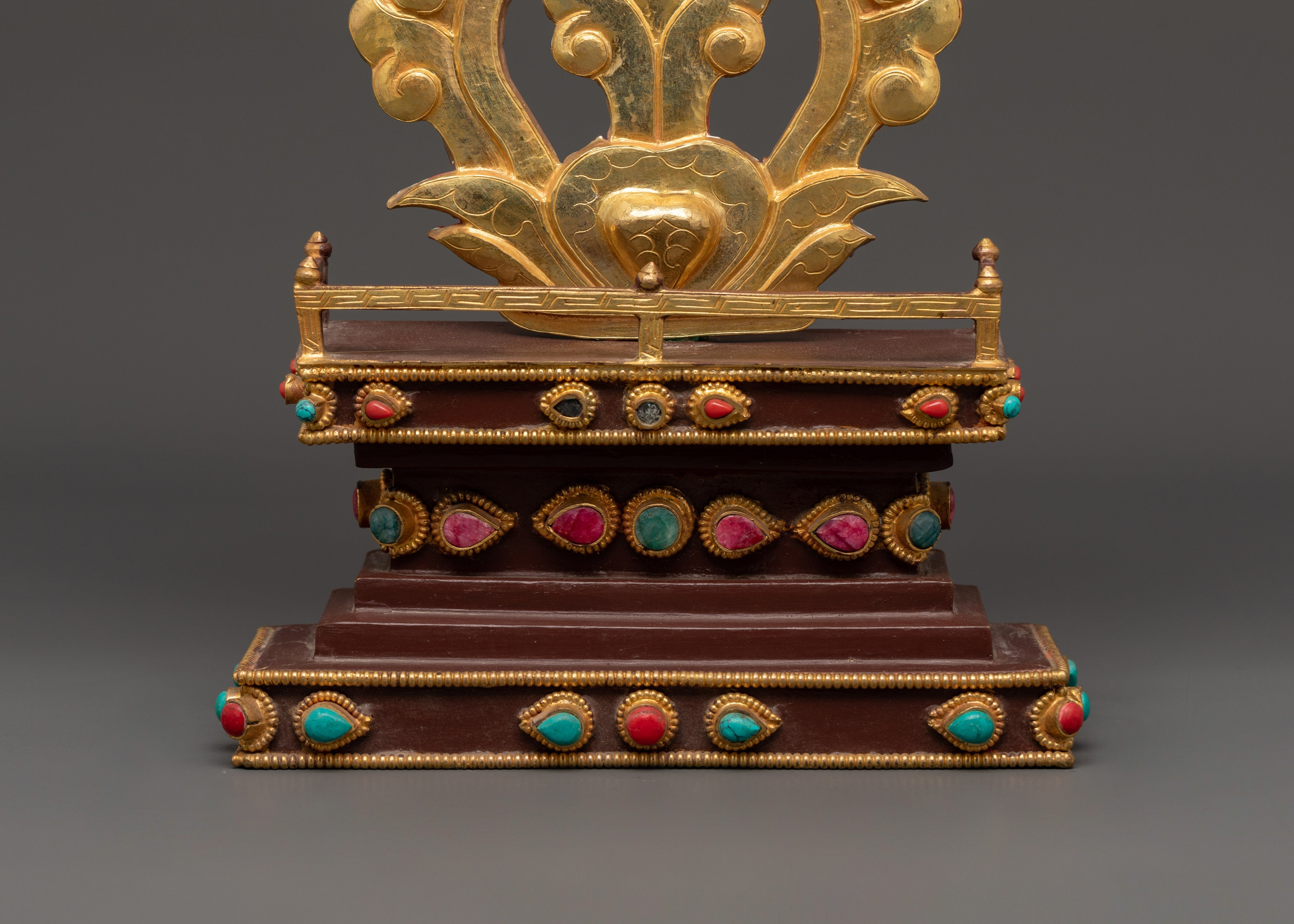 Tibetan Melong Home Decor | Copper Home Altar Art