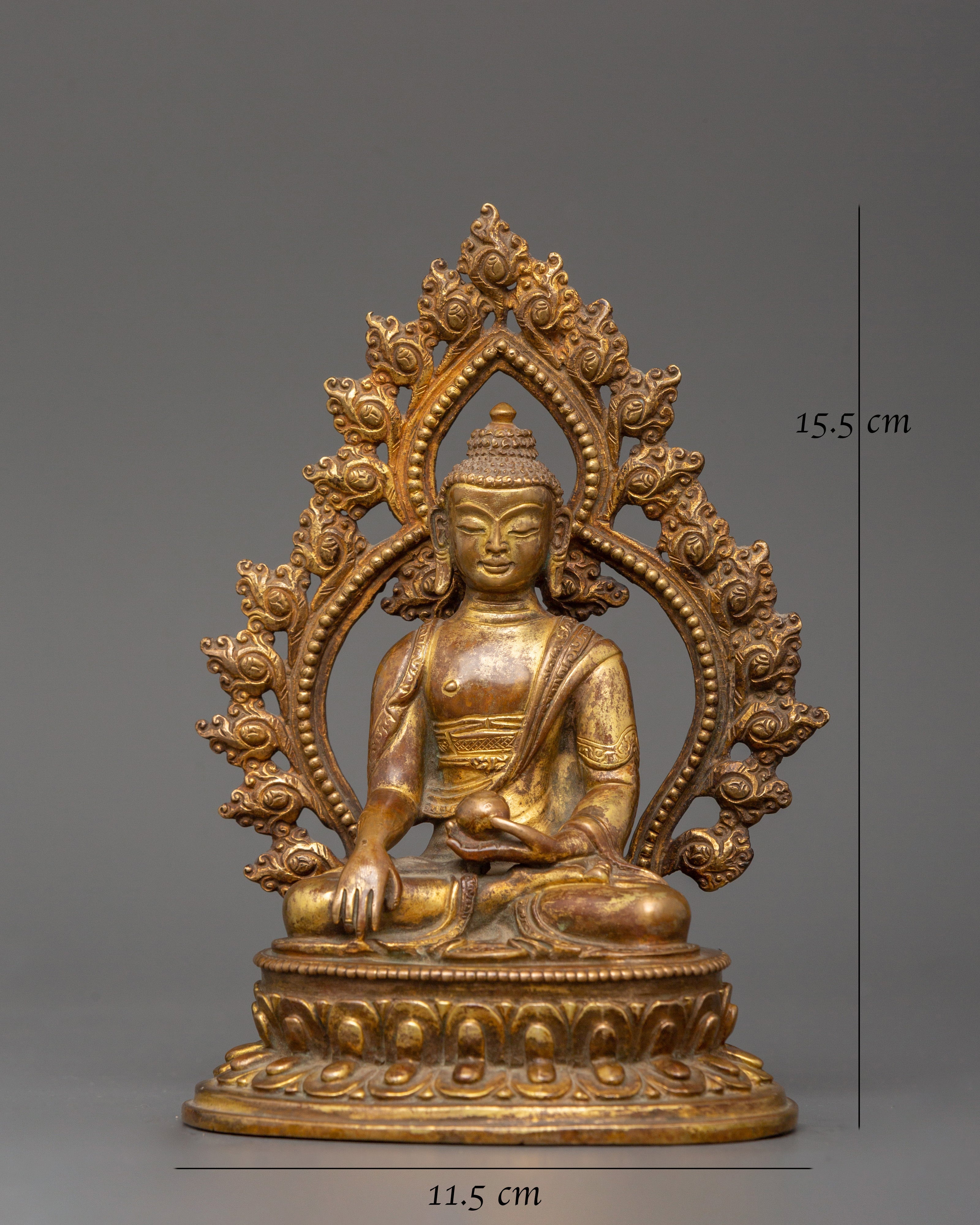 Shakyamuni Buddha with Halo | Meditation Buddha