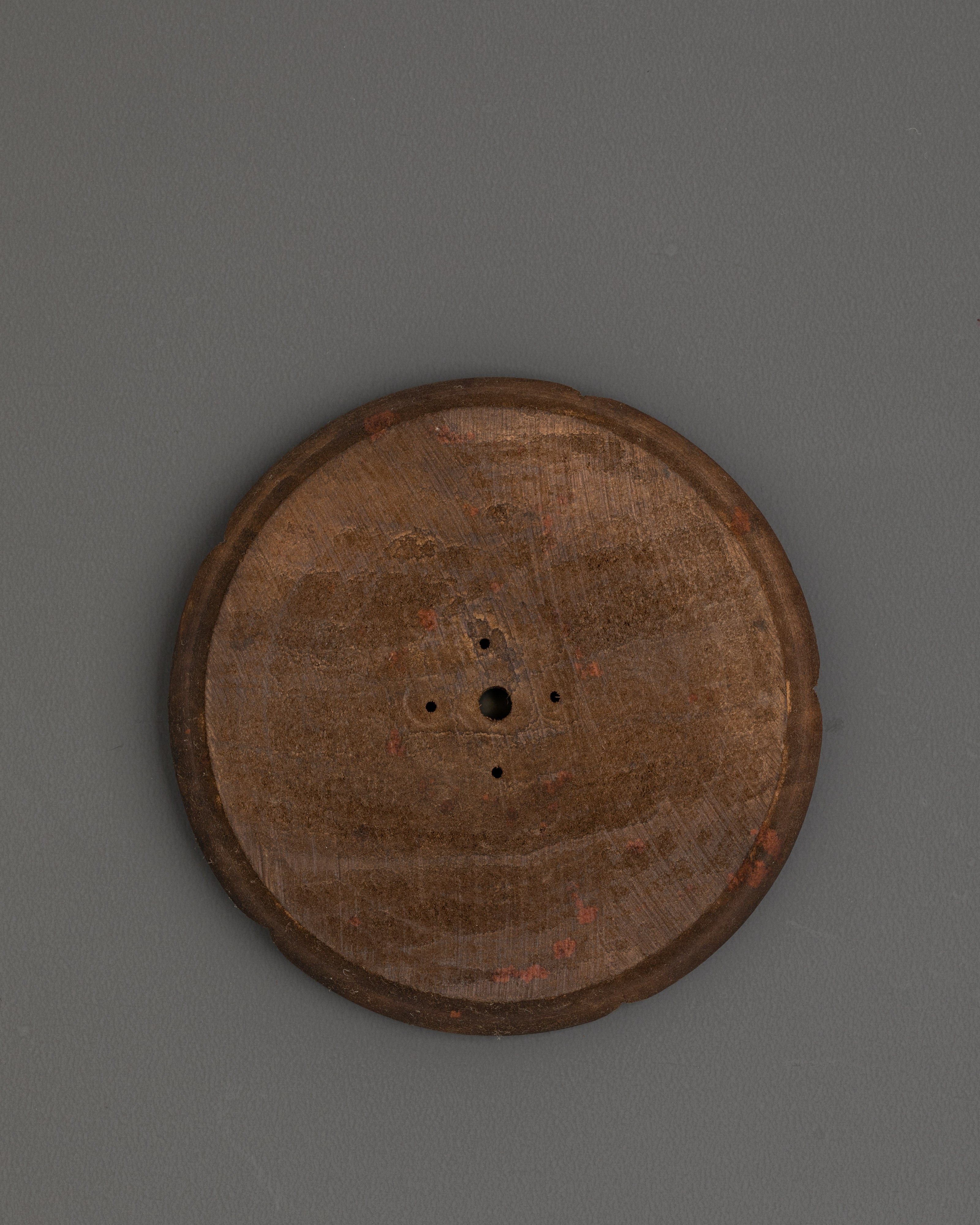 Sacred Ethnic Flower Incense Holder | Copper and Stone Spiritual Decor