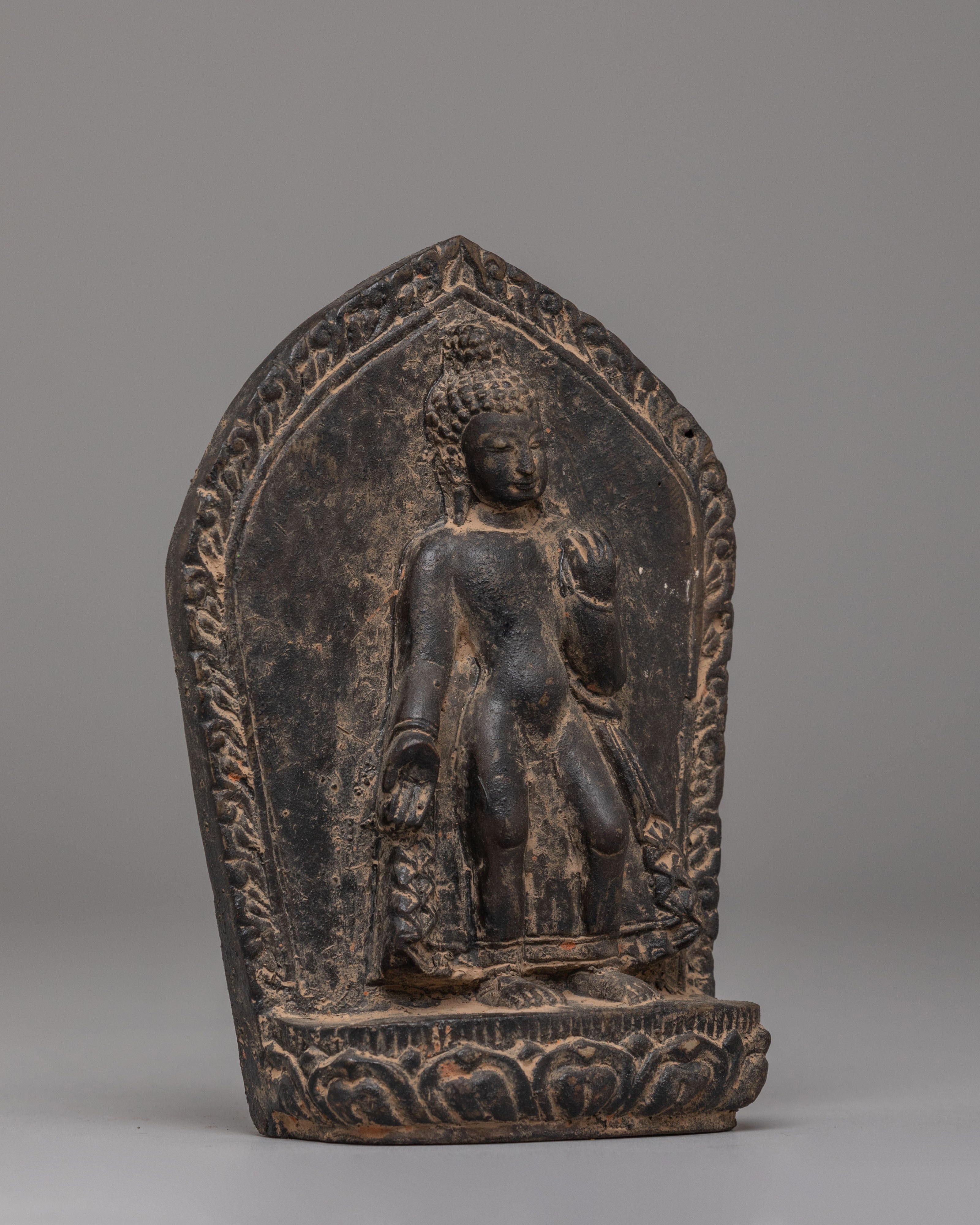 Buddha of the Past Dipankara Statue | Stone Buddhist Sculpture