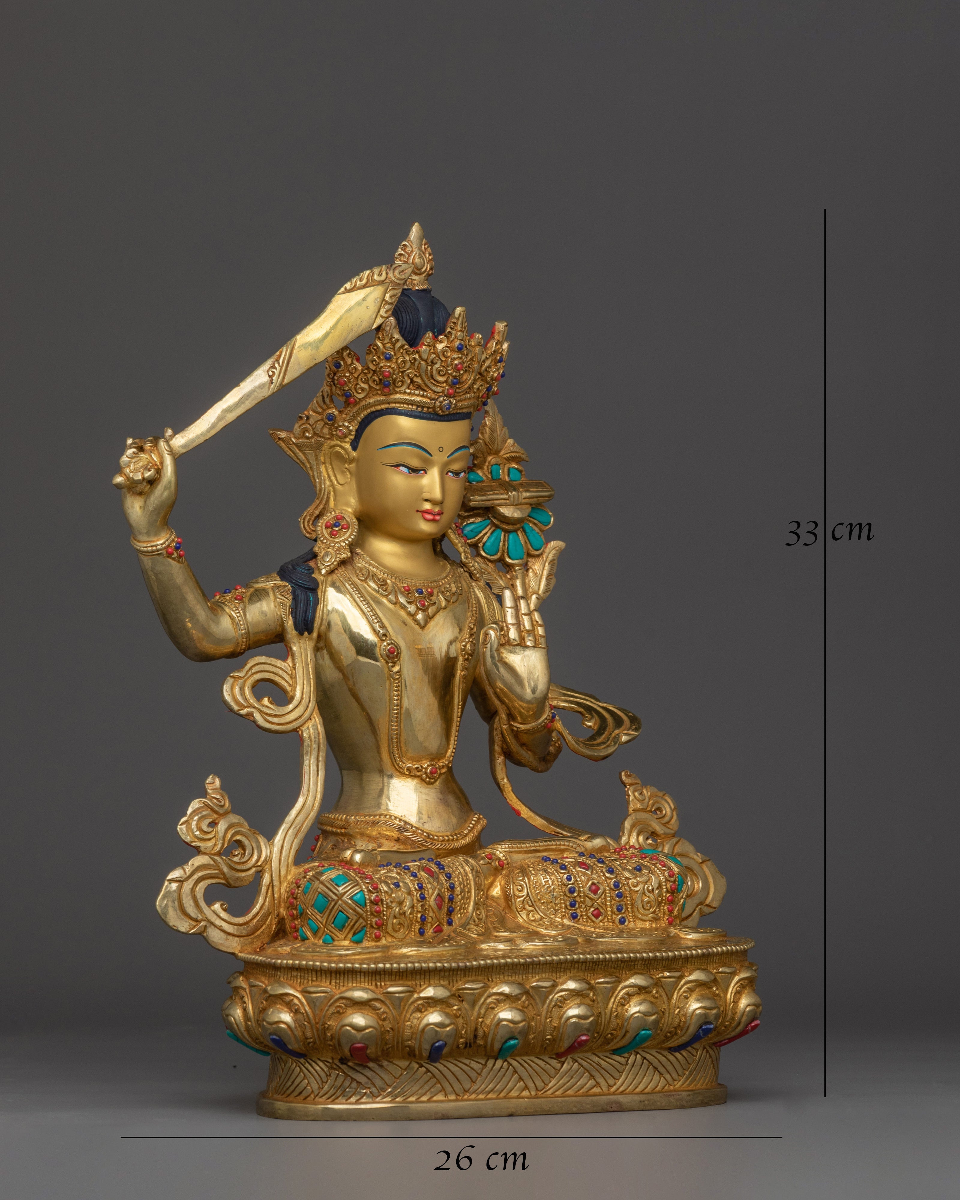 statue-of-manjushri-wisdom-bodhisattva