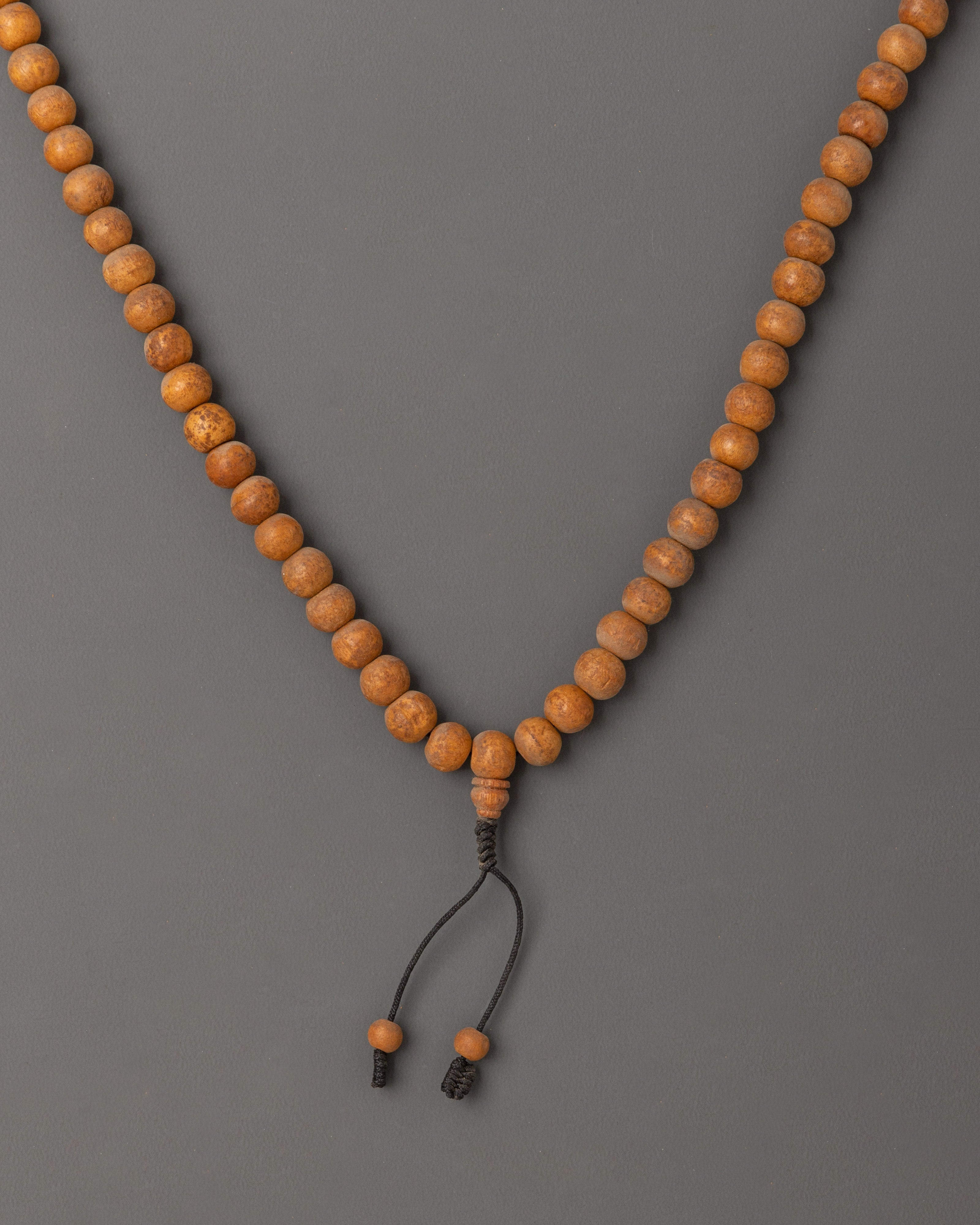 Traditional Wood Mala for Meditation | Tibetan Buddhism Mala