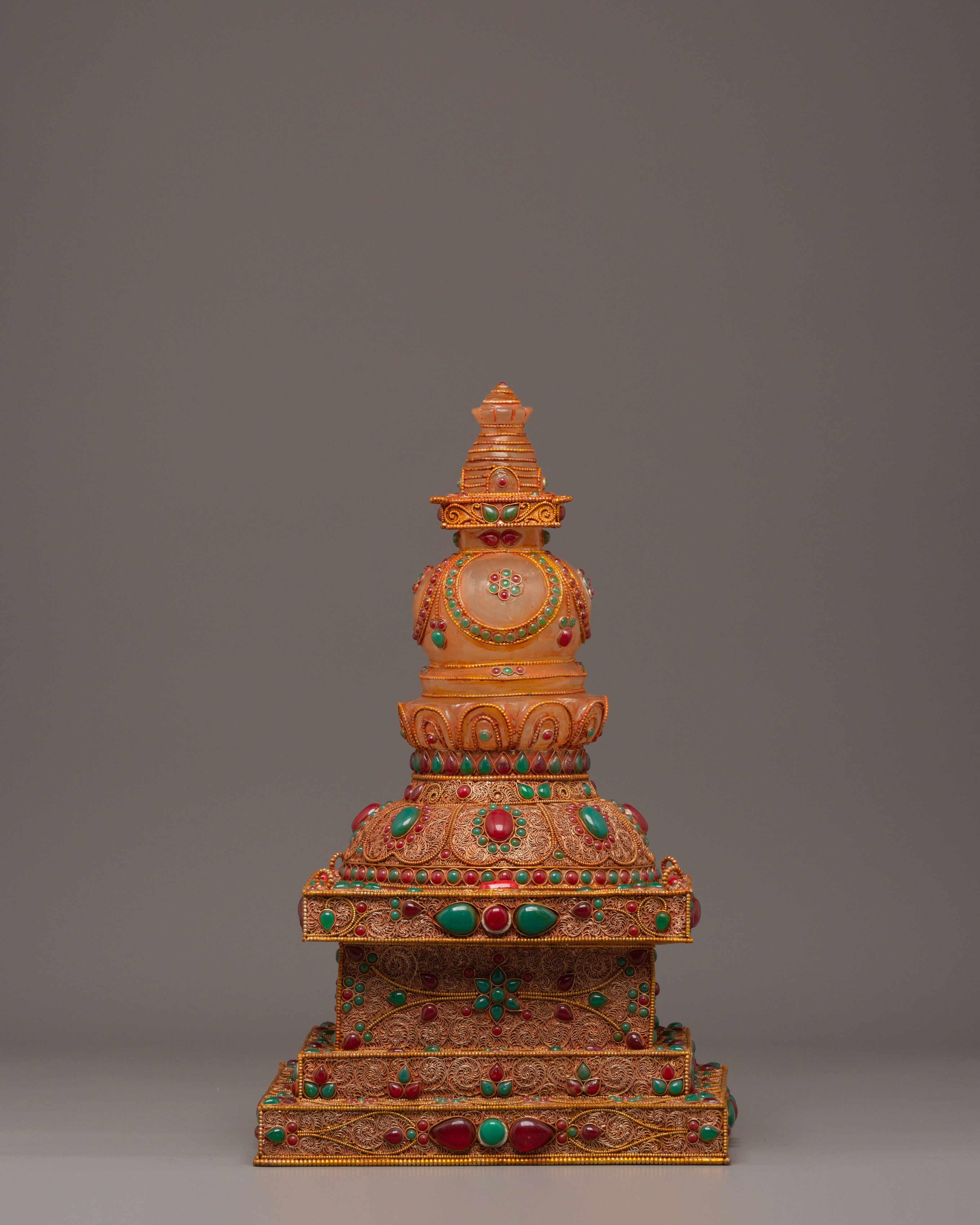 Handcrafted Stupa for Ritual Ceremonies | Symbol of Wisdom
