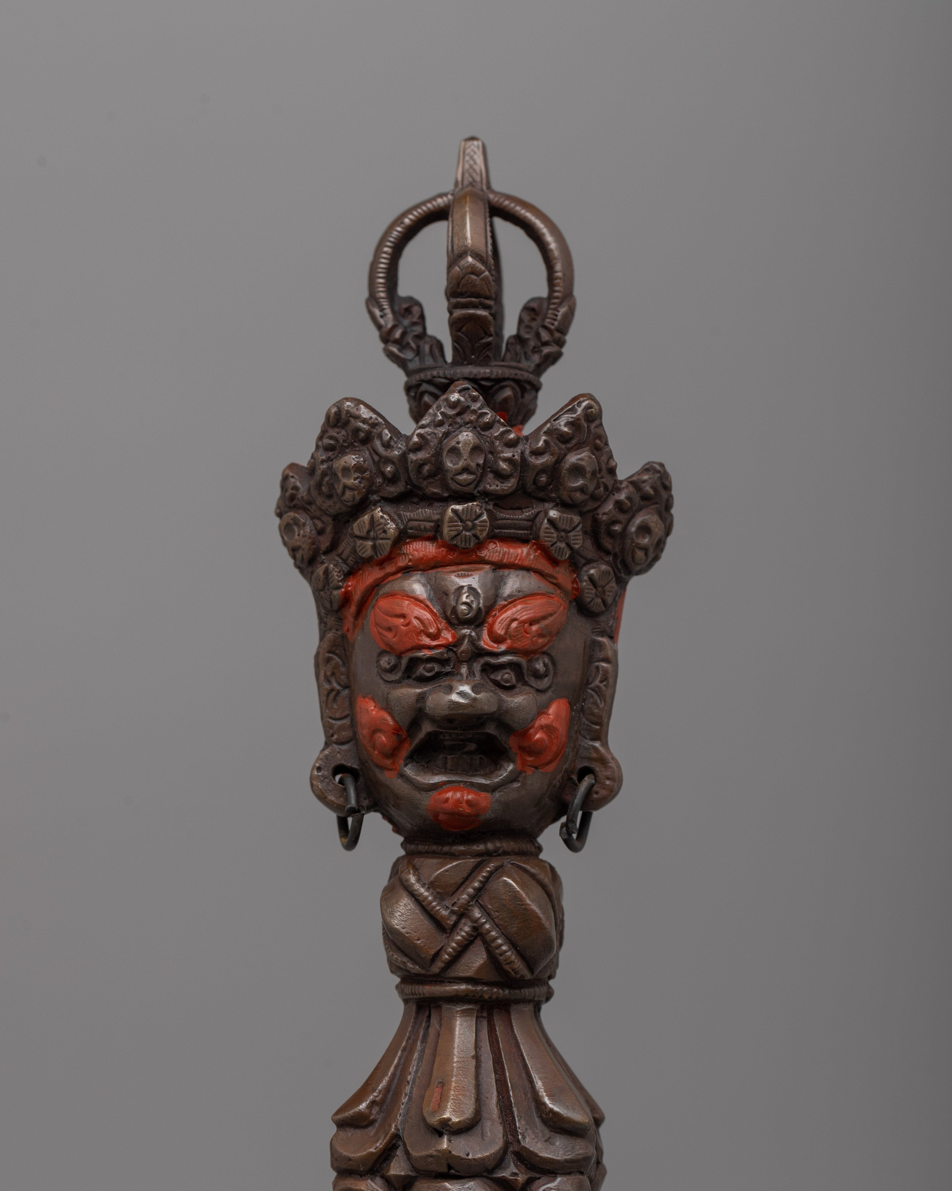Sacred Phurba Ritual Dagger | Tibetan Buddhist Tool for Spiritual Practices