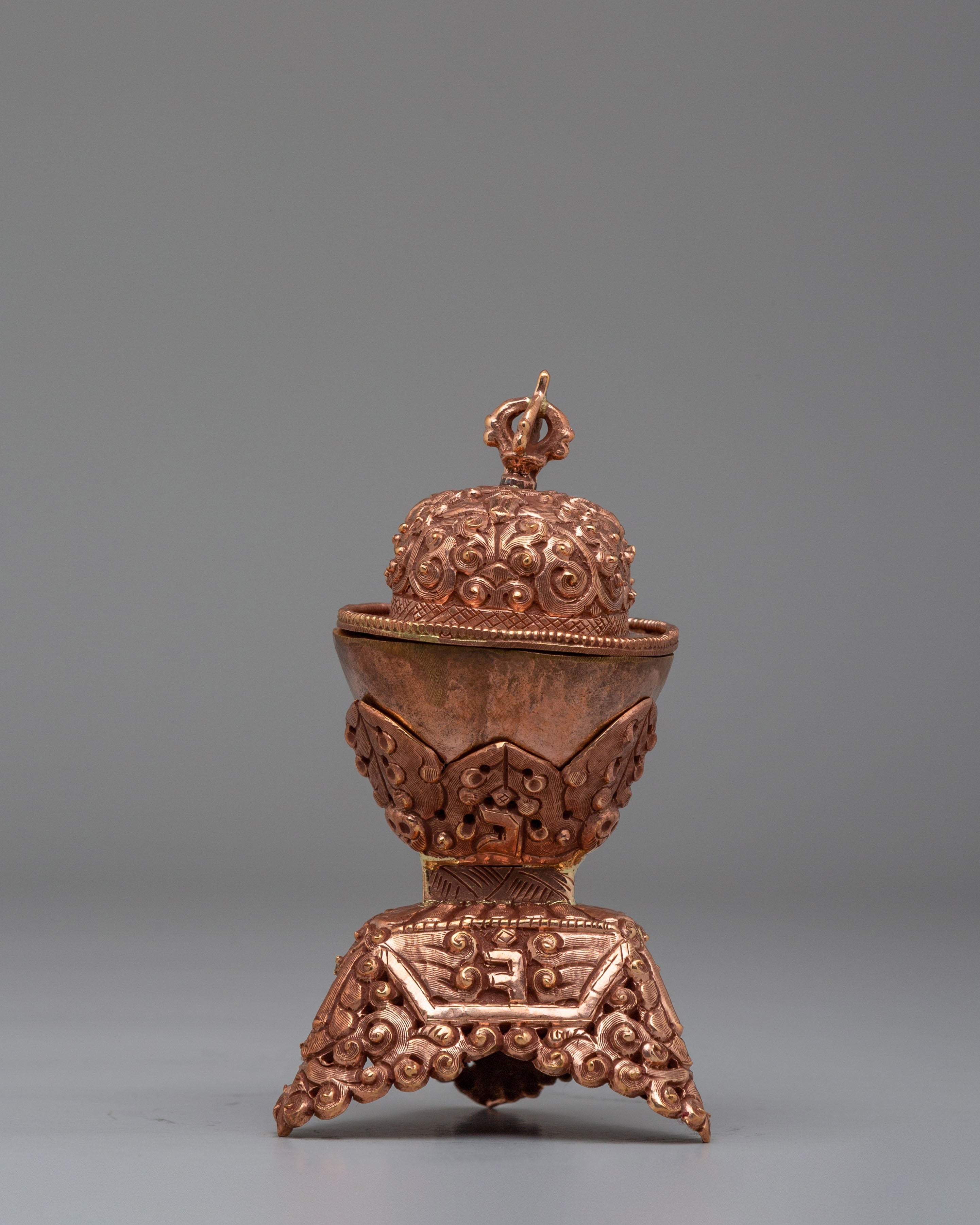 Himalayan Kapala Offering Vessel | Ritual Vessel for Spiritual Ceremonies