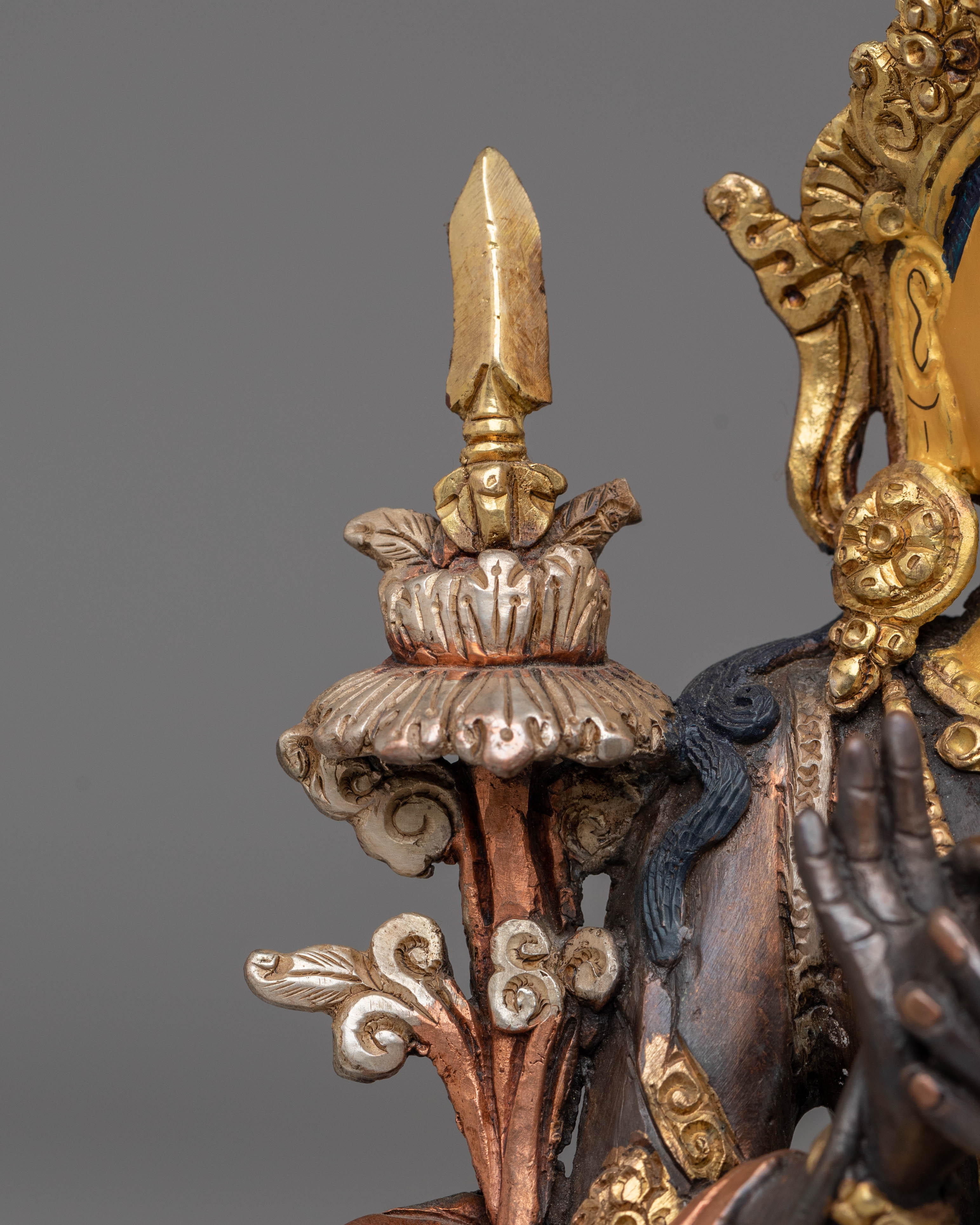 Tikshna Manjushri Statue : Bodhisattva of Power And Wisdom | Tibetan Art