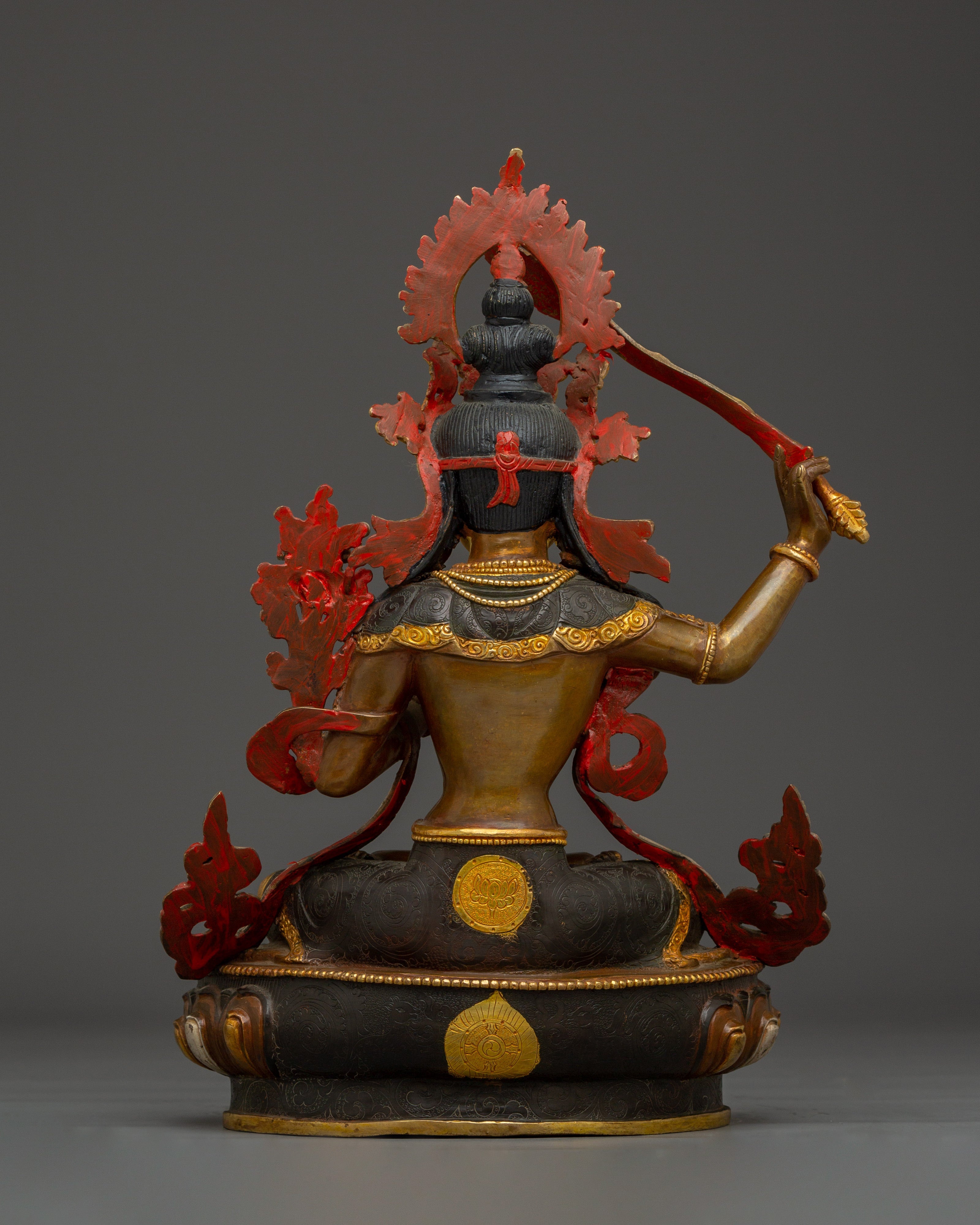 Prajna Bodhisattva Manjushri statue | Wielder of the Flaming Sword