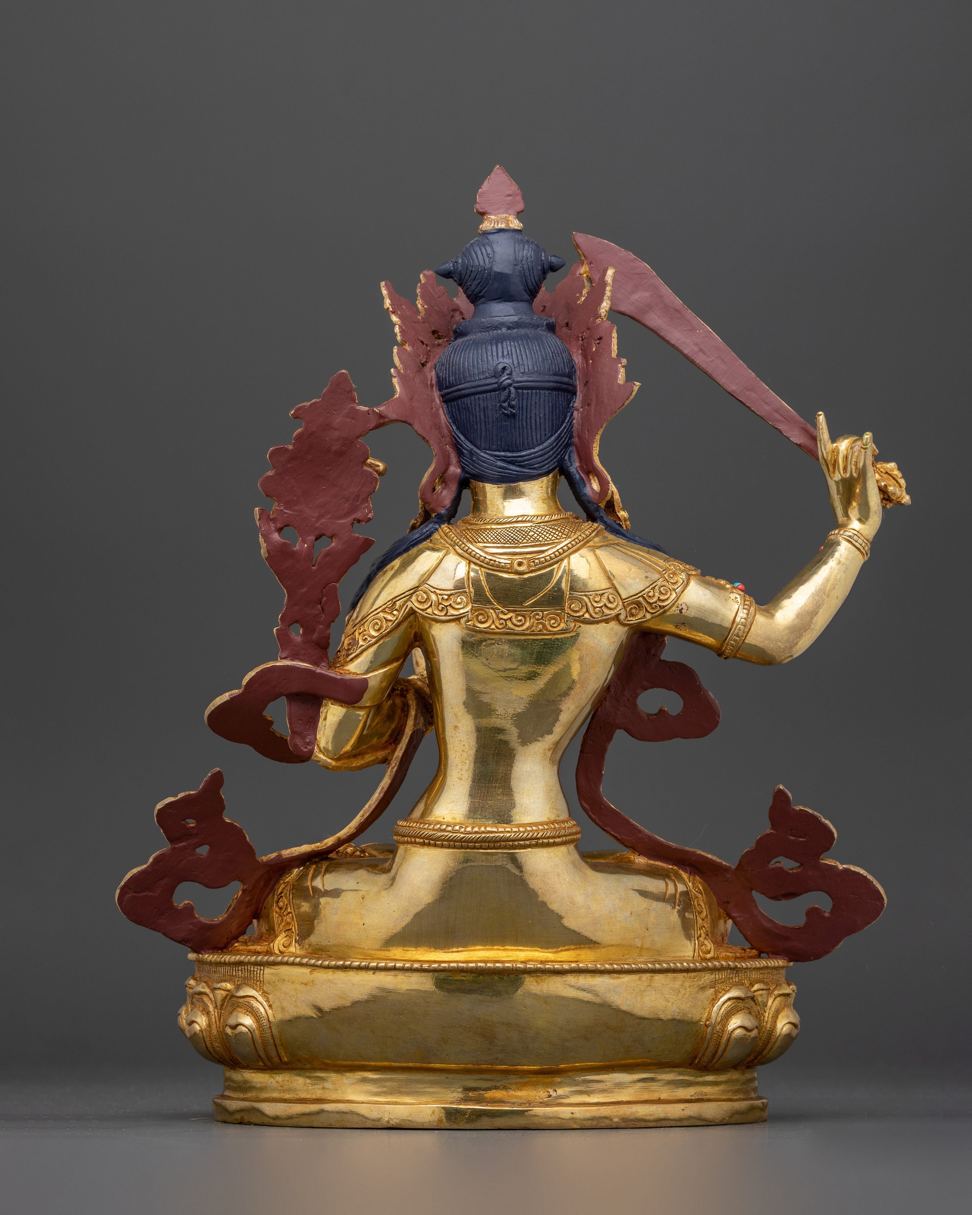 The Bodhisattva of Wisdom Manjushree | Hand-crafted Nepalese Artwork