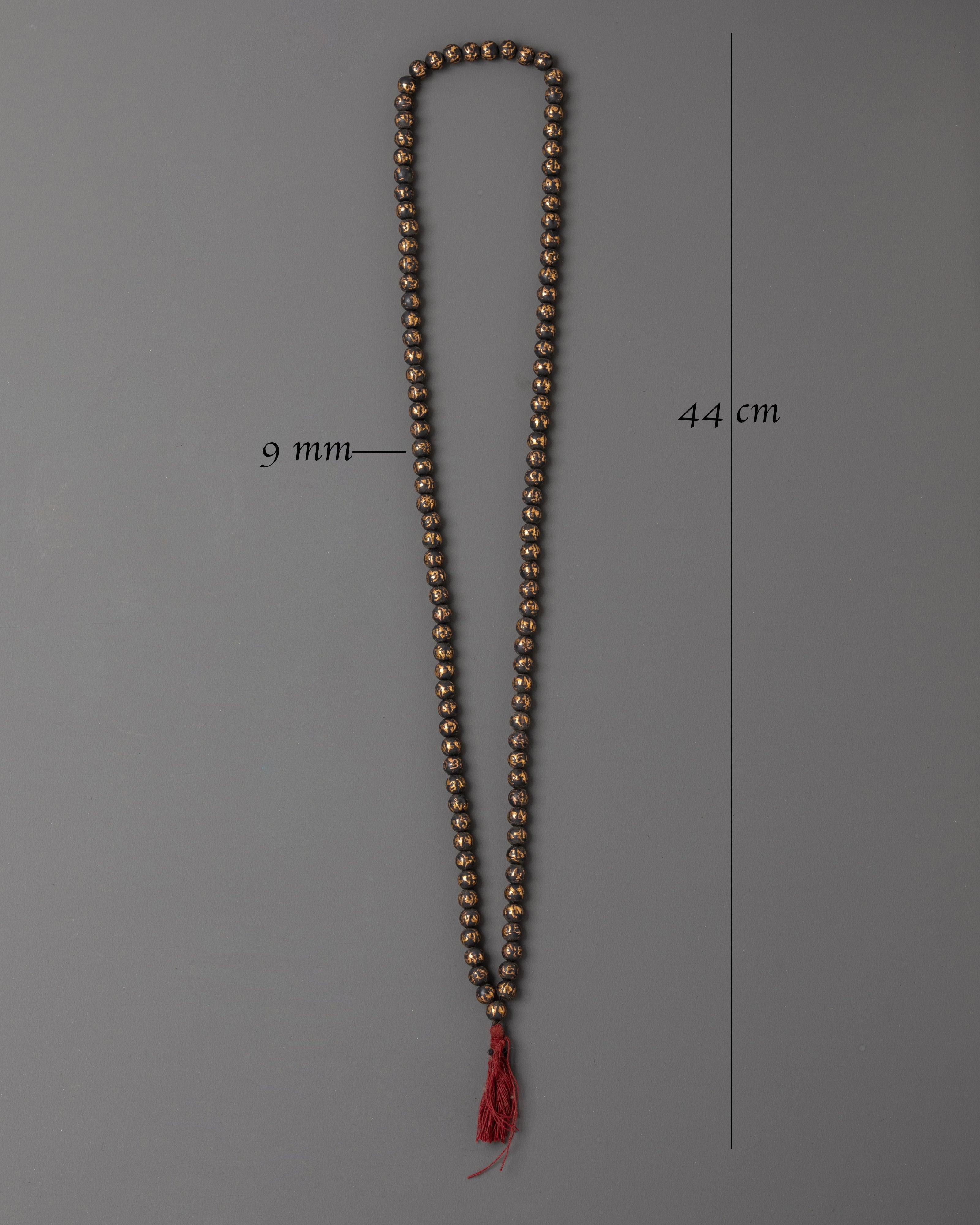 Tibetan Iron Mala | Handmade Prayer Beads