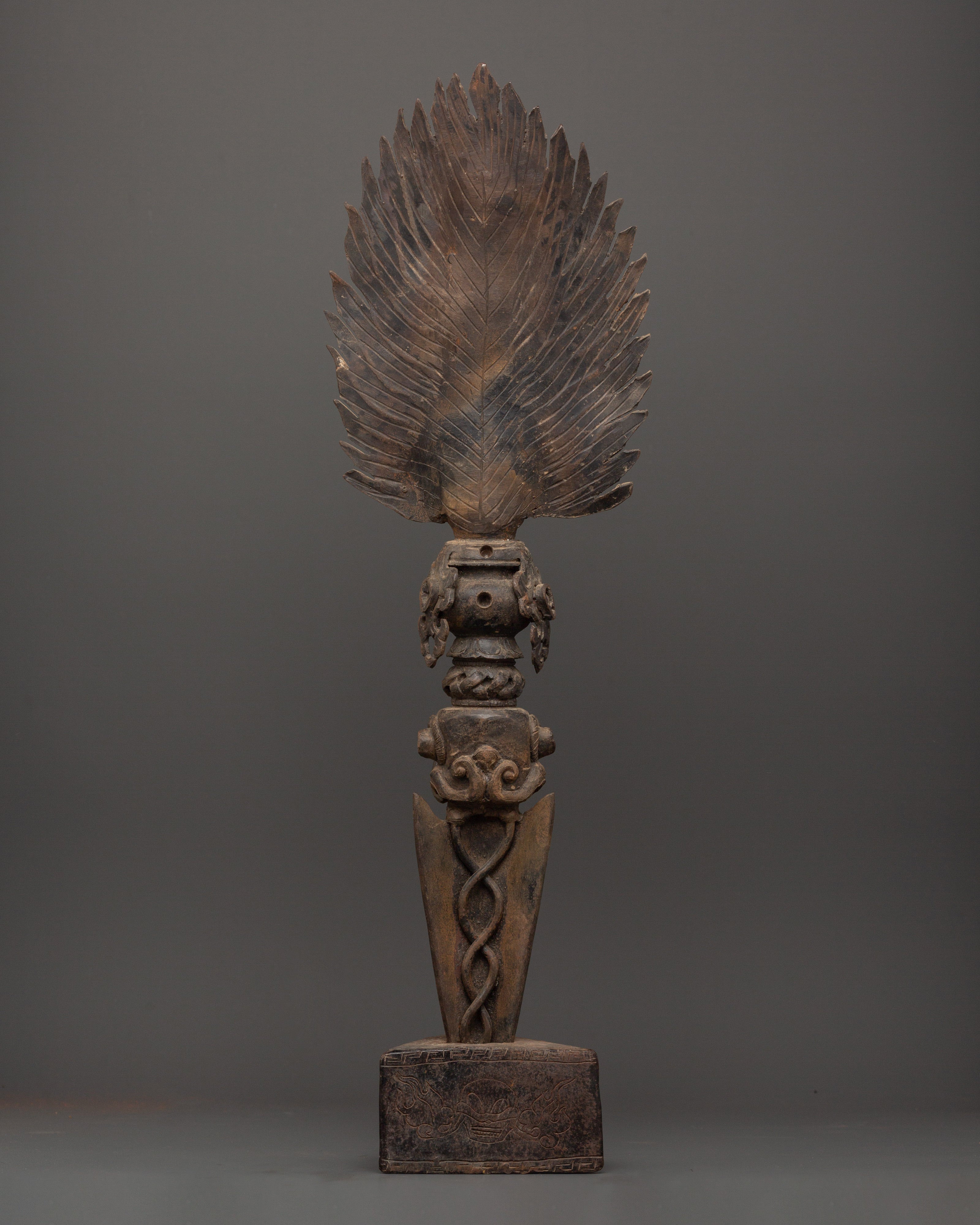 Mahakala Phurba Sacred Item | Wrathful Iron Ritual Dagger