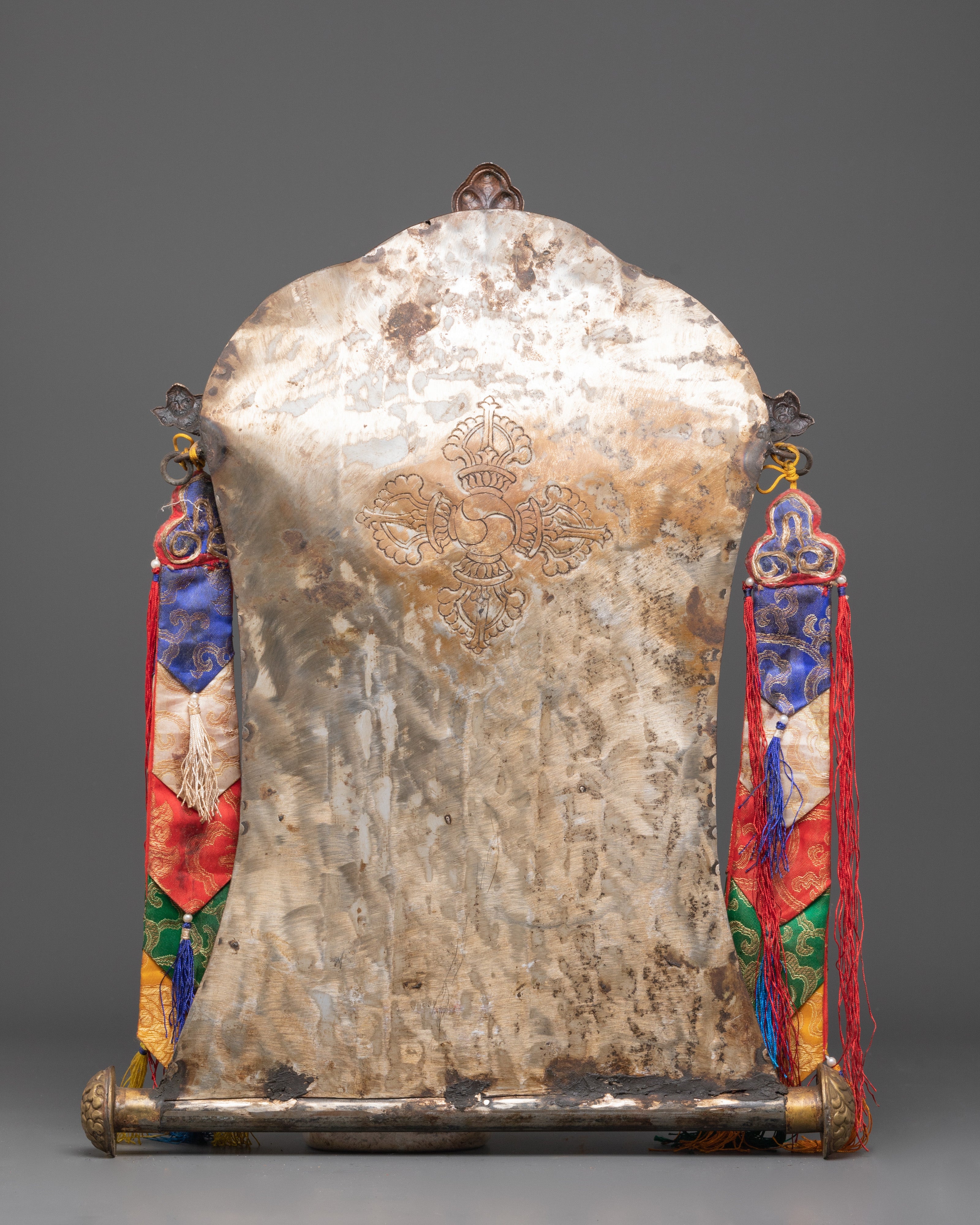 Guru Rinpoche Iron Wall Hanging | Tibetan Metalwork