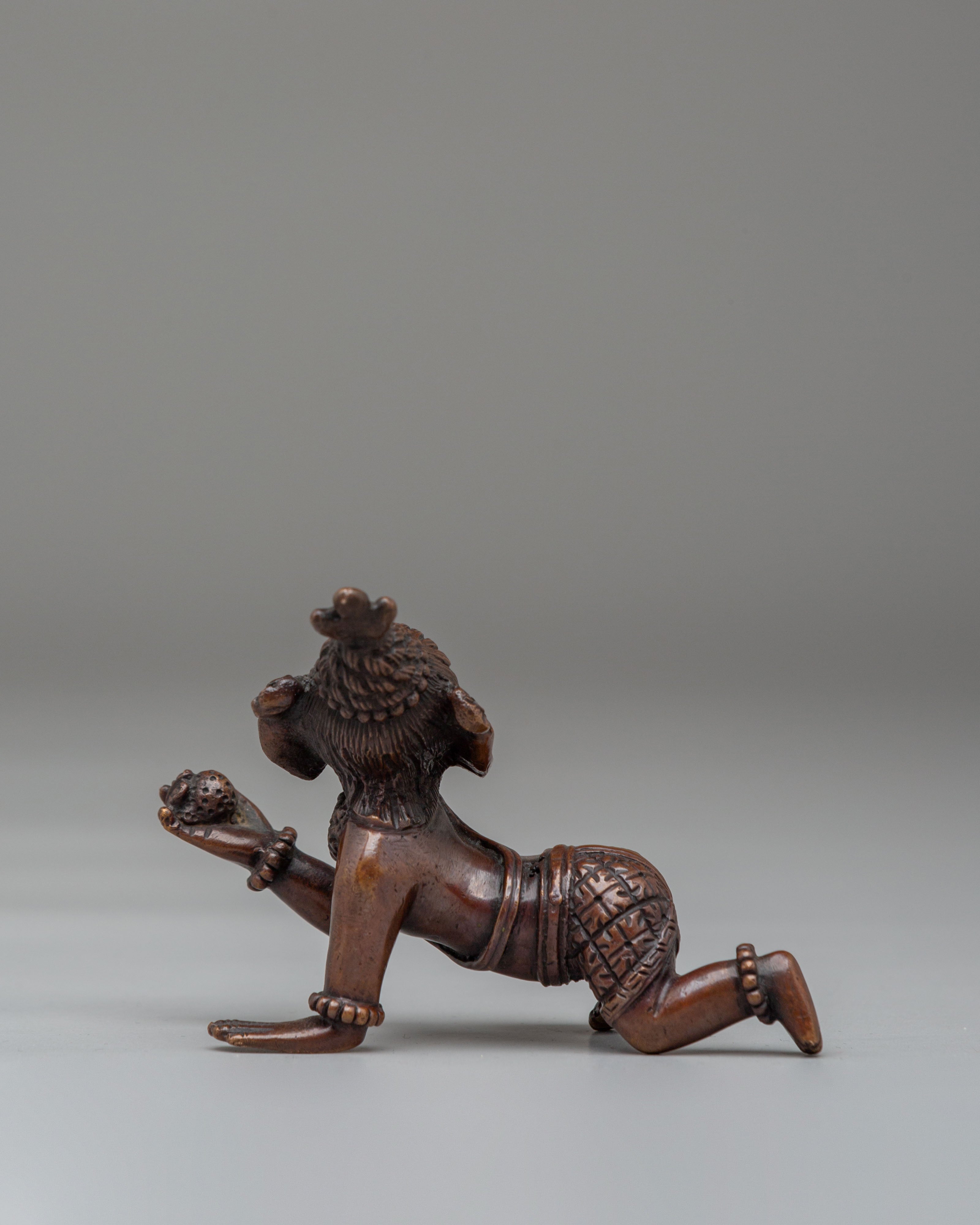 Handcrafted Ganesh God Statue | Traditional Oxidized Copper Sculpture
