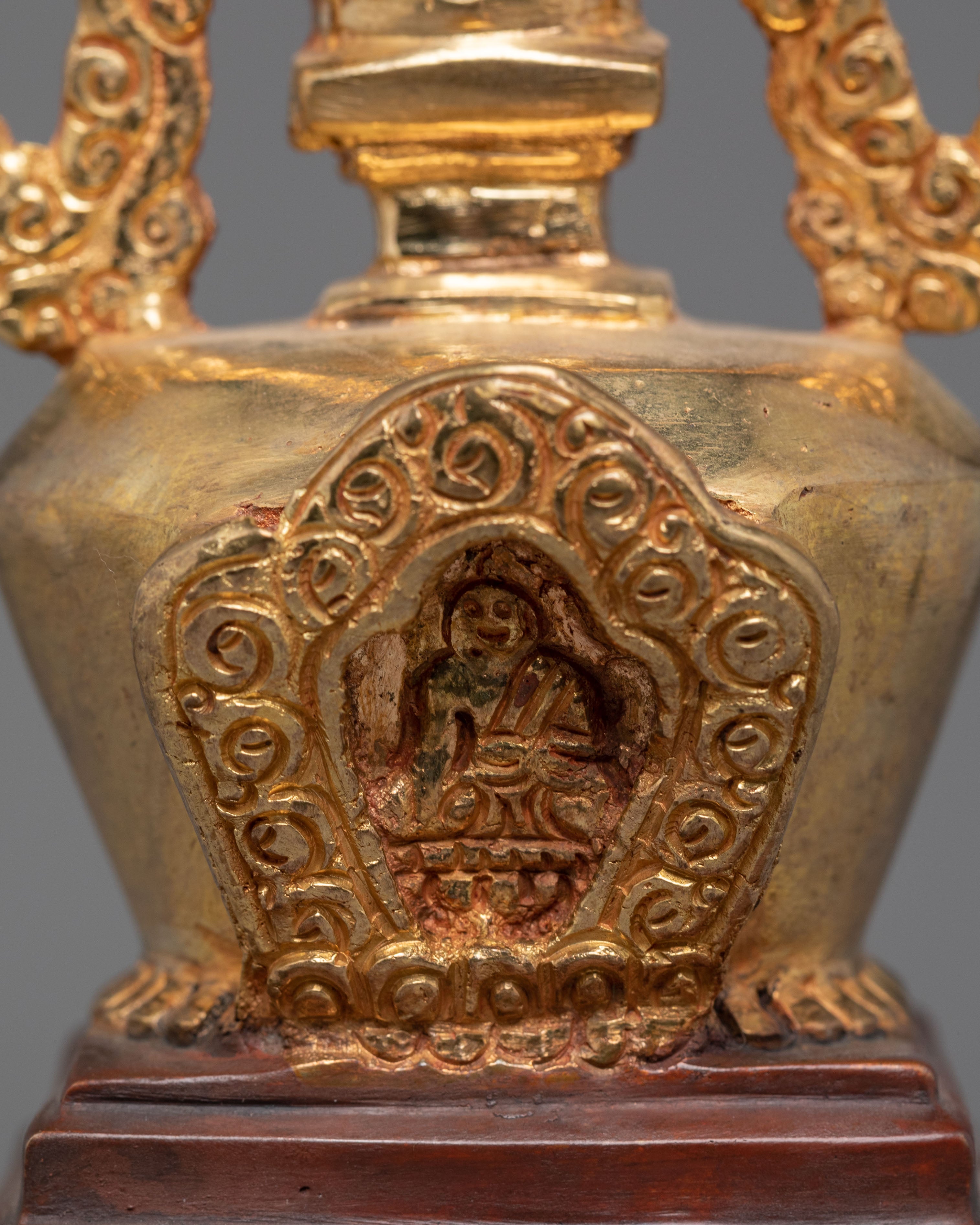 Handcrafted Himalayan Stupa Monument | Buddhist Sacred Reliquary