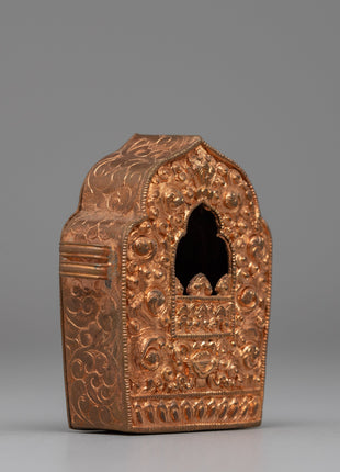 Buddhist Tibetan Ghau Box | Sacred Prayer Amulet