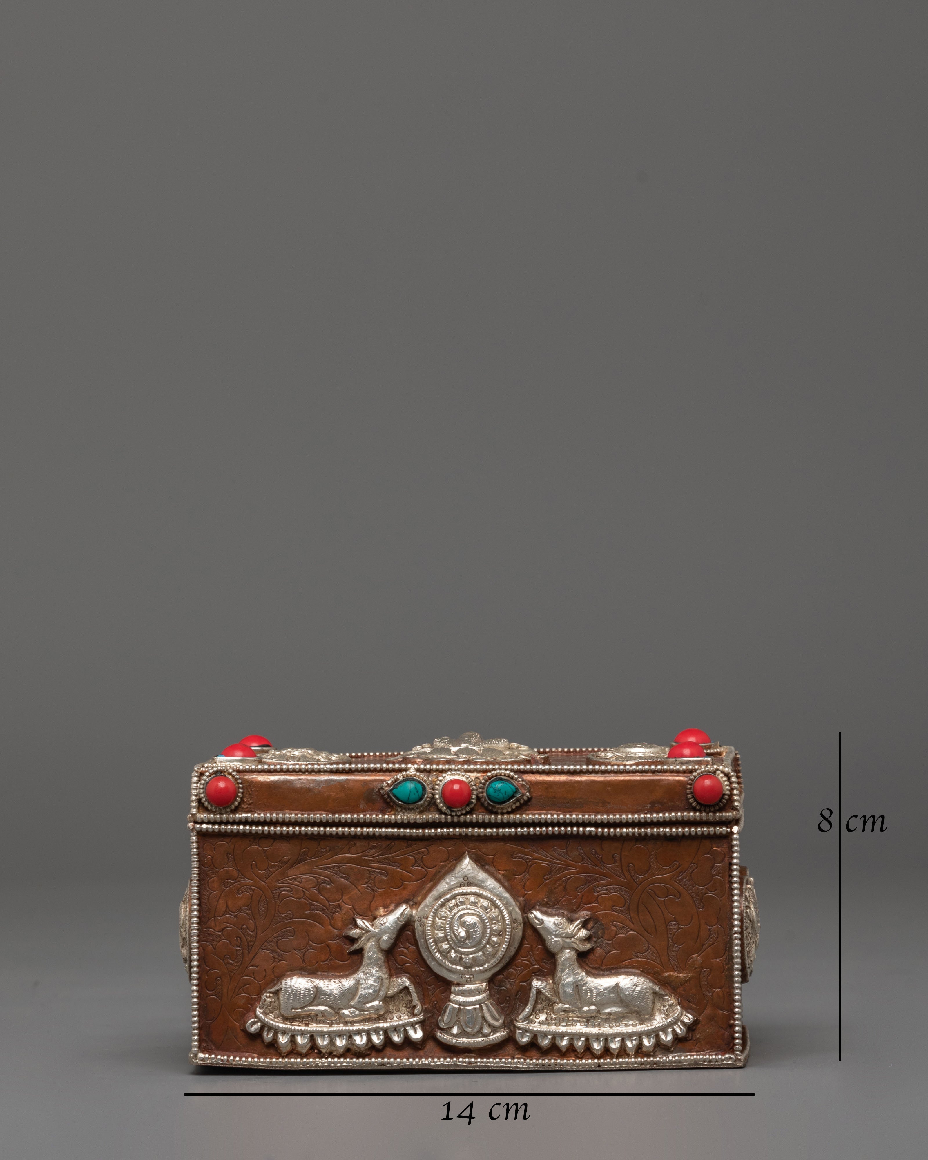 Tibetan Dharma Wheel Box | Wheel of Dharma