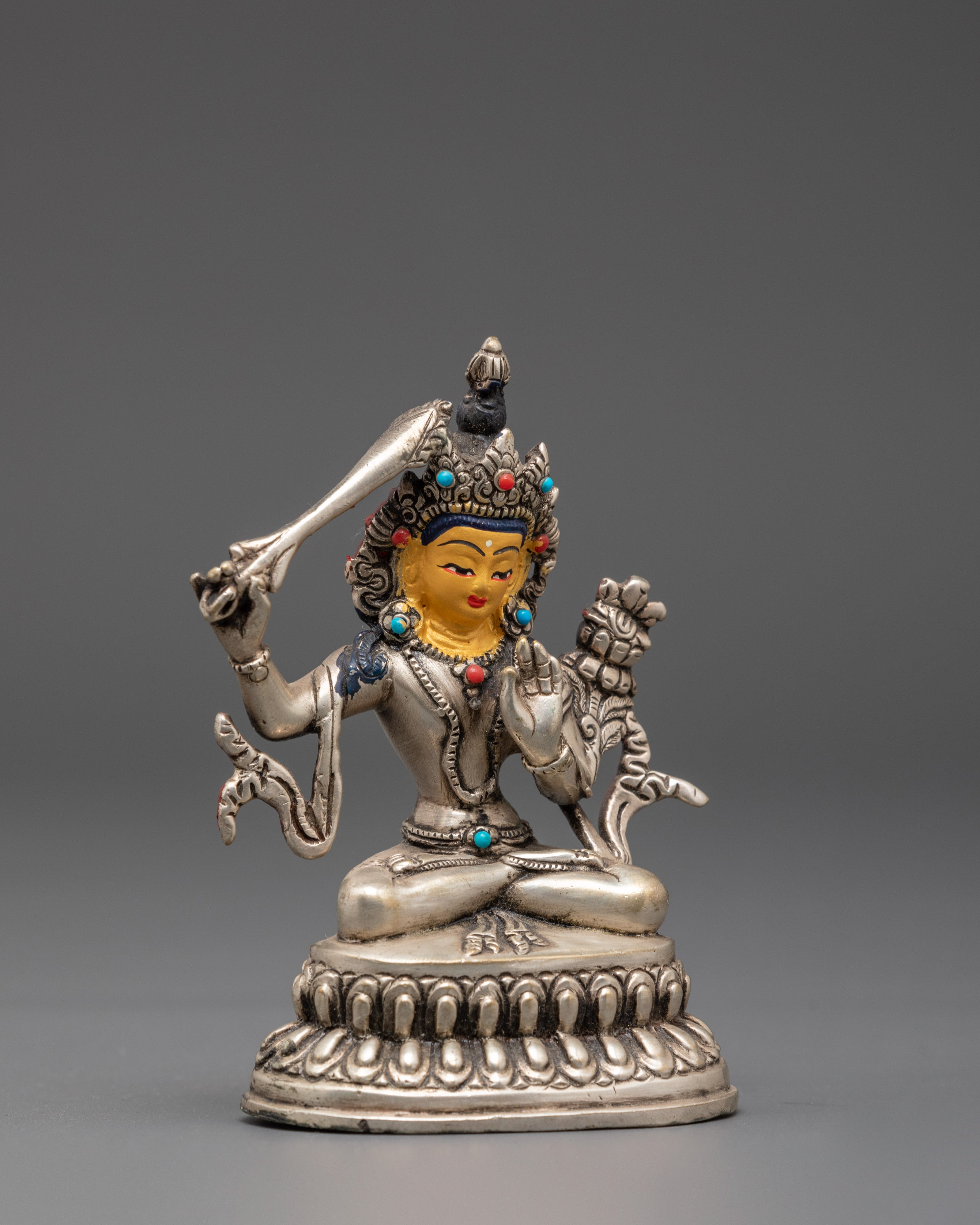 Buddhist Manjushri Sculpture | Symbol Wisdom and Enlightenment