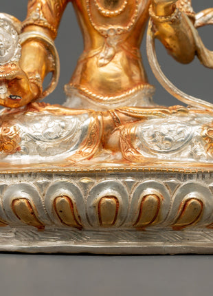 Dukar Deity of Protection and Wisdom Sculpture | Sitatapatra Holding a White Parasol
