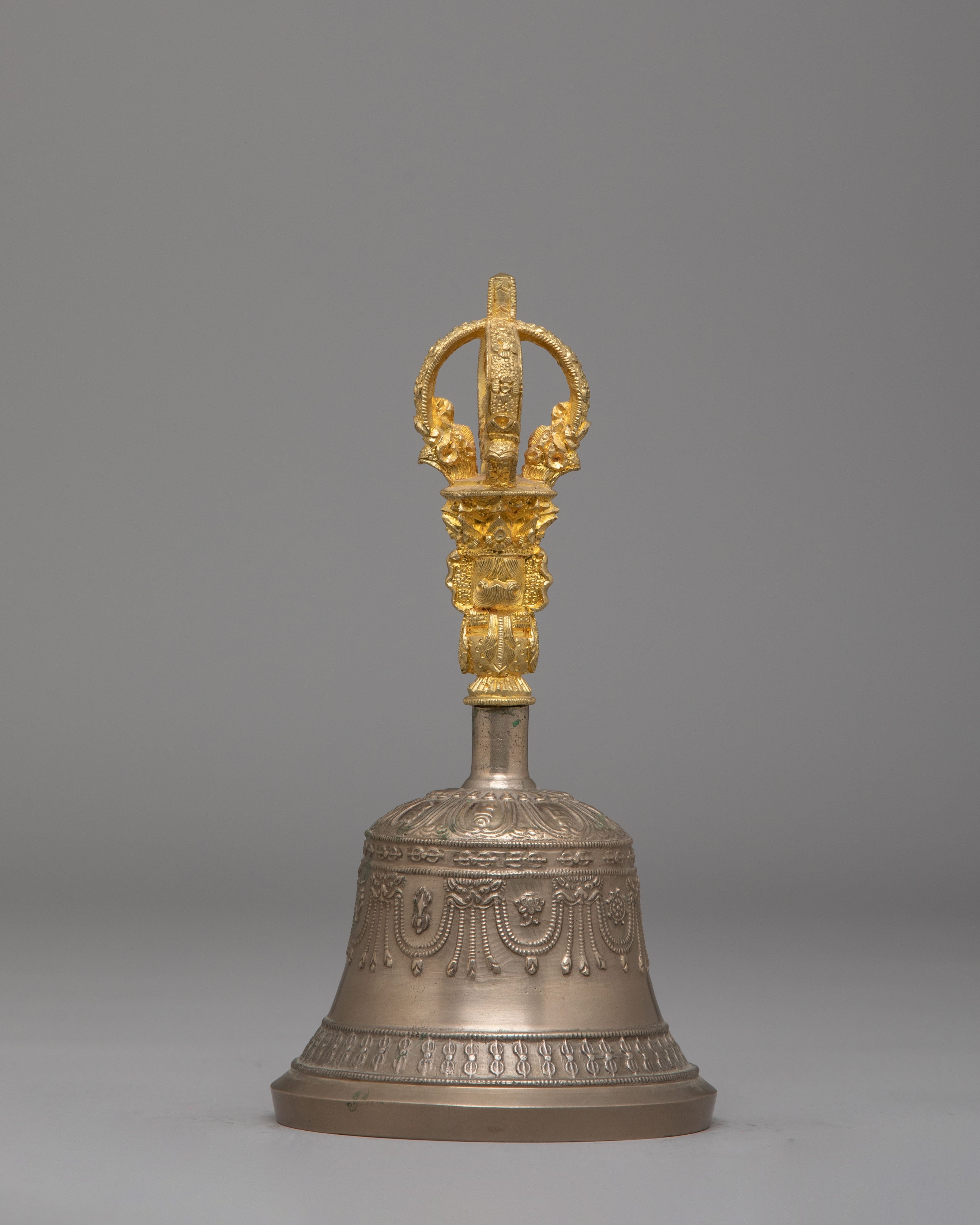 Buddhist Altar Vajra & Bell Set | Handcrafted Ritual Tools for Meditation