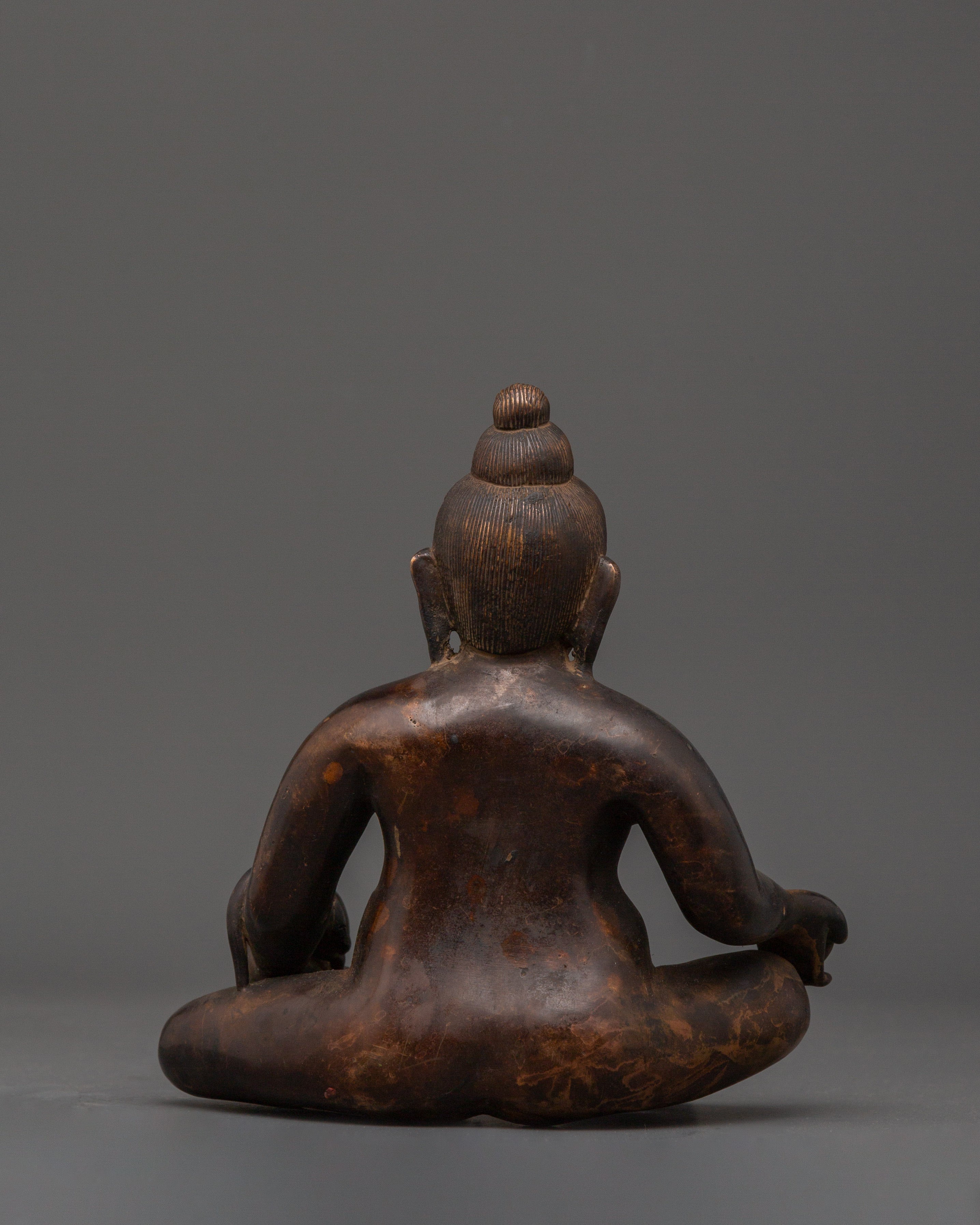 Black Dzambhala Oxidized Copper Statue | Symbol of  Abundance & Fortune