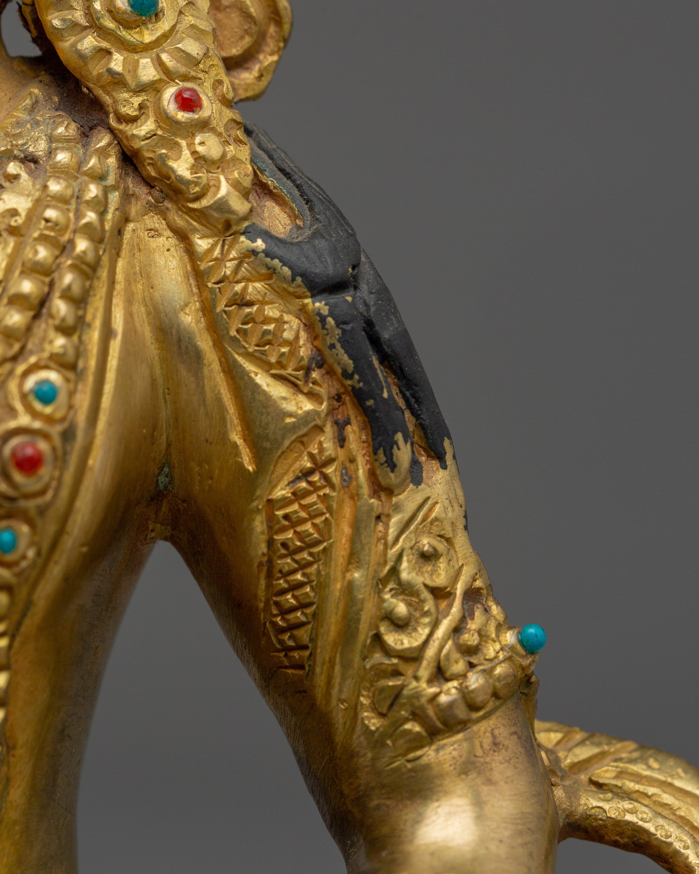 Tibetan Vajrasattva Icon Artwork | Sacred Bodhisattva of Purity