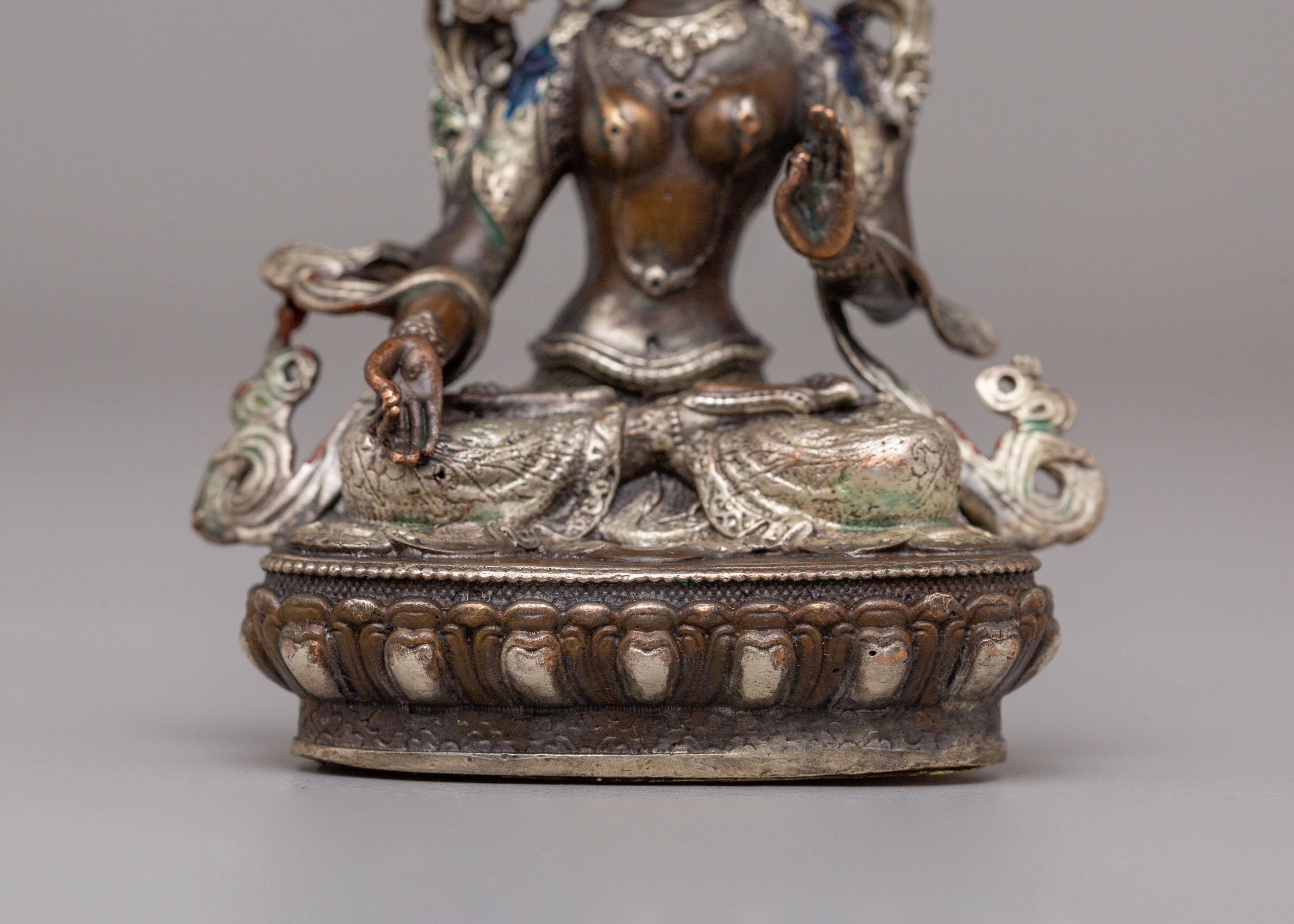 White Tara Goddess Altar Statue |  Machine Made Statue