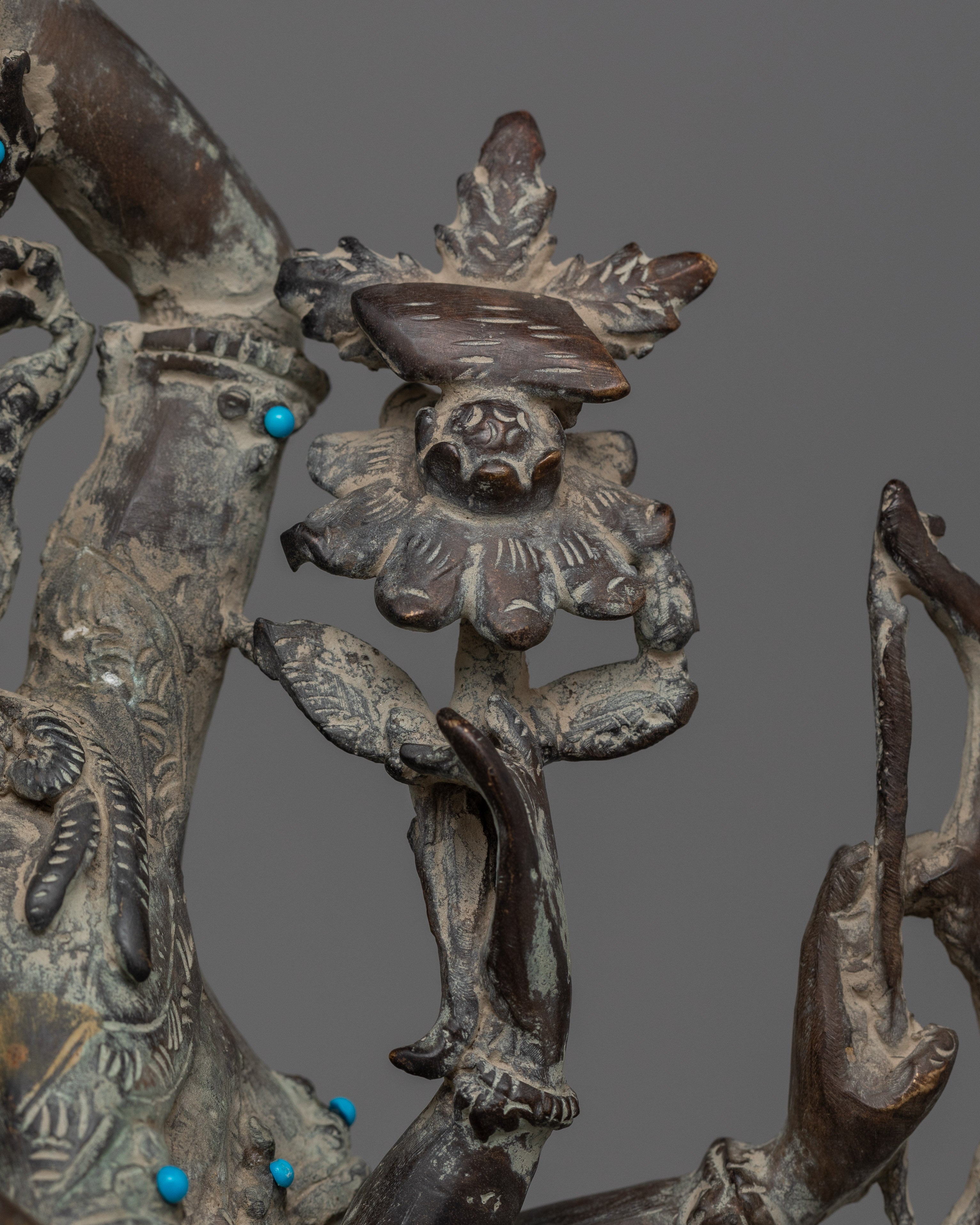 Namasangati Antique Finished Buddhist Art | Sculpture for Wisdom and Devotion