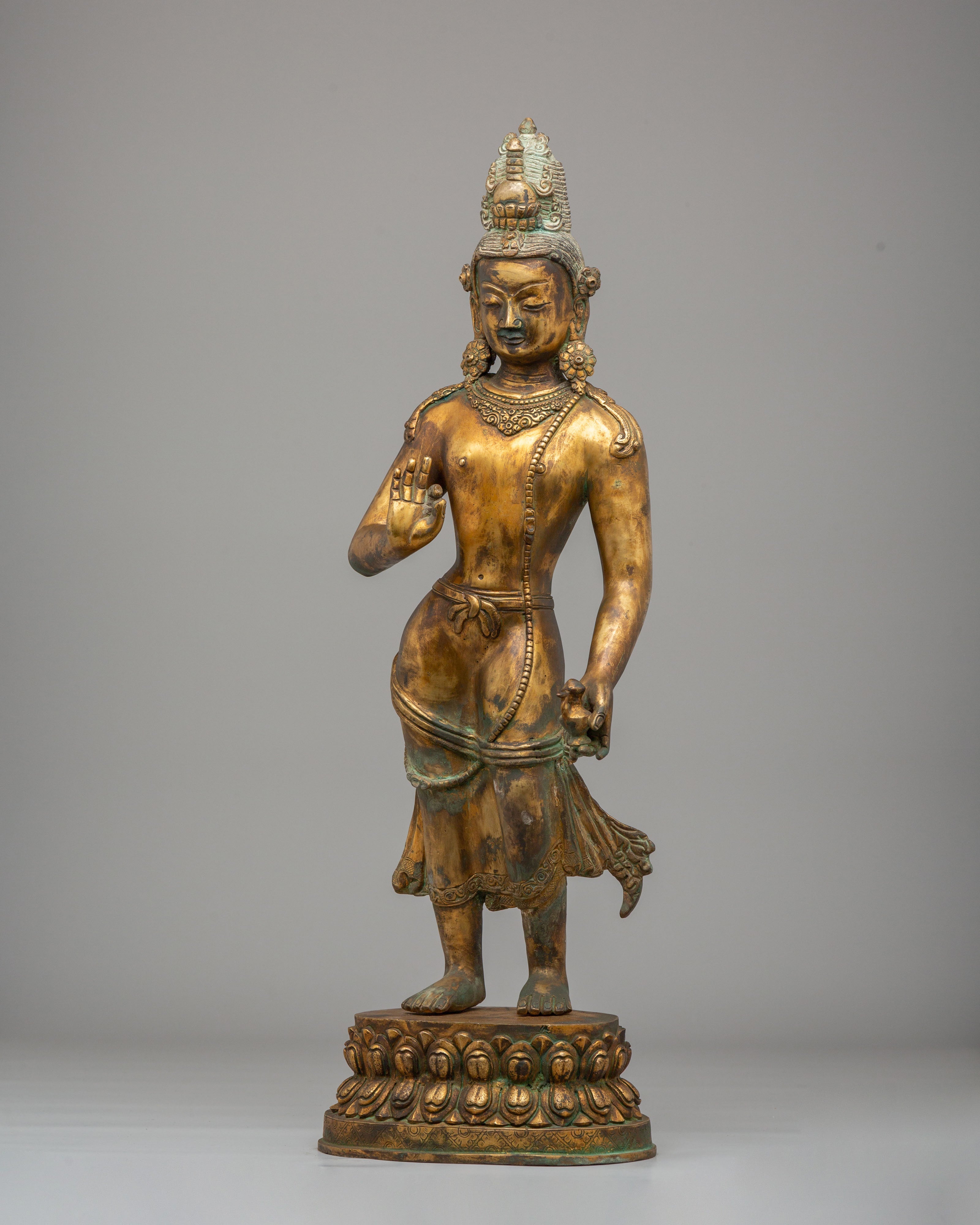 Spiritual Maitreya Buddha Statue | Tibetan Future Buddha Sculpture