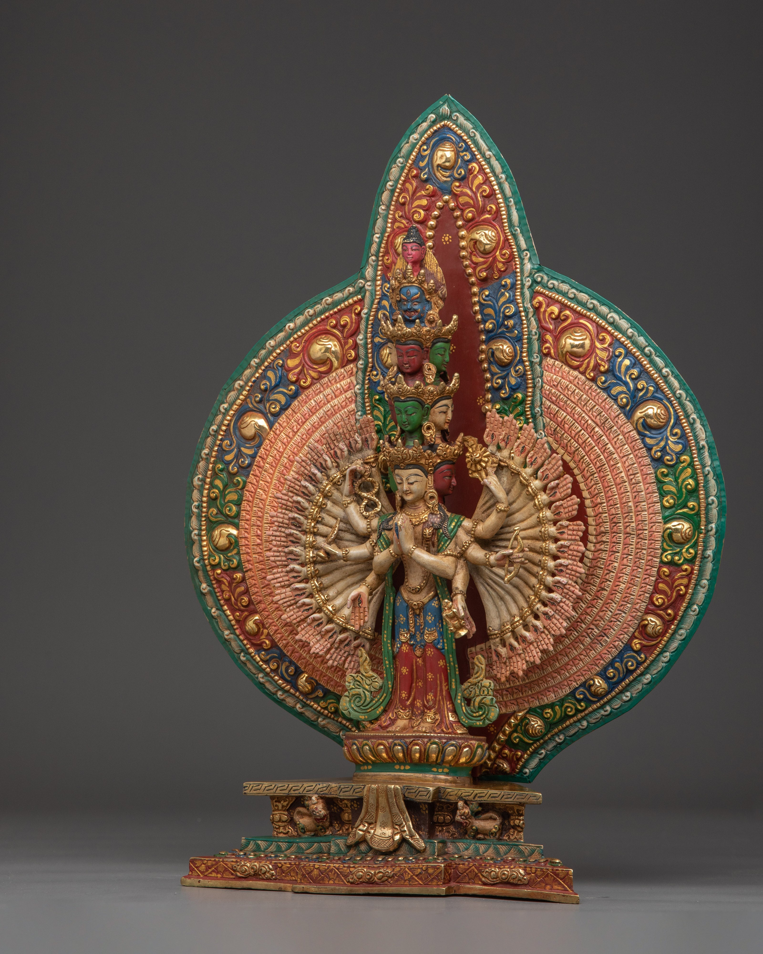 Buddhist Deity 1000 Armed Chenresig | Bodhisattva of Compassion