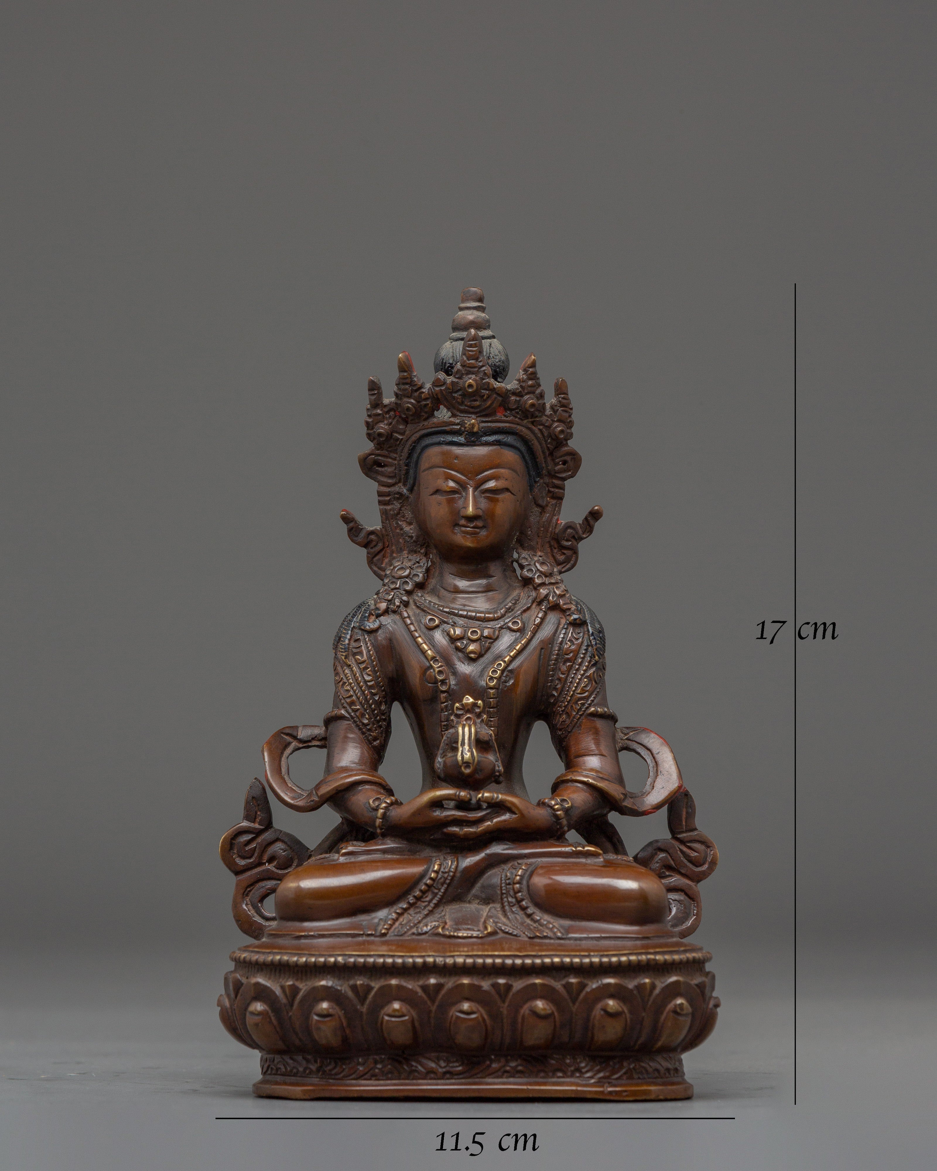 Traditional Amitayus Buddha Sculpture | Symbol of Longevity & Peace