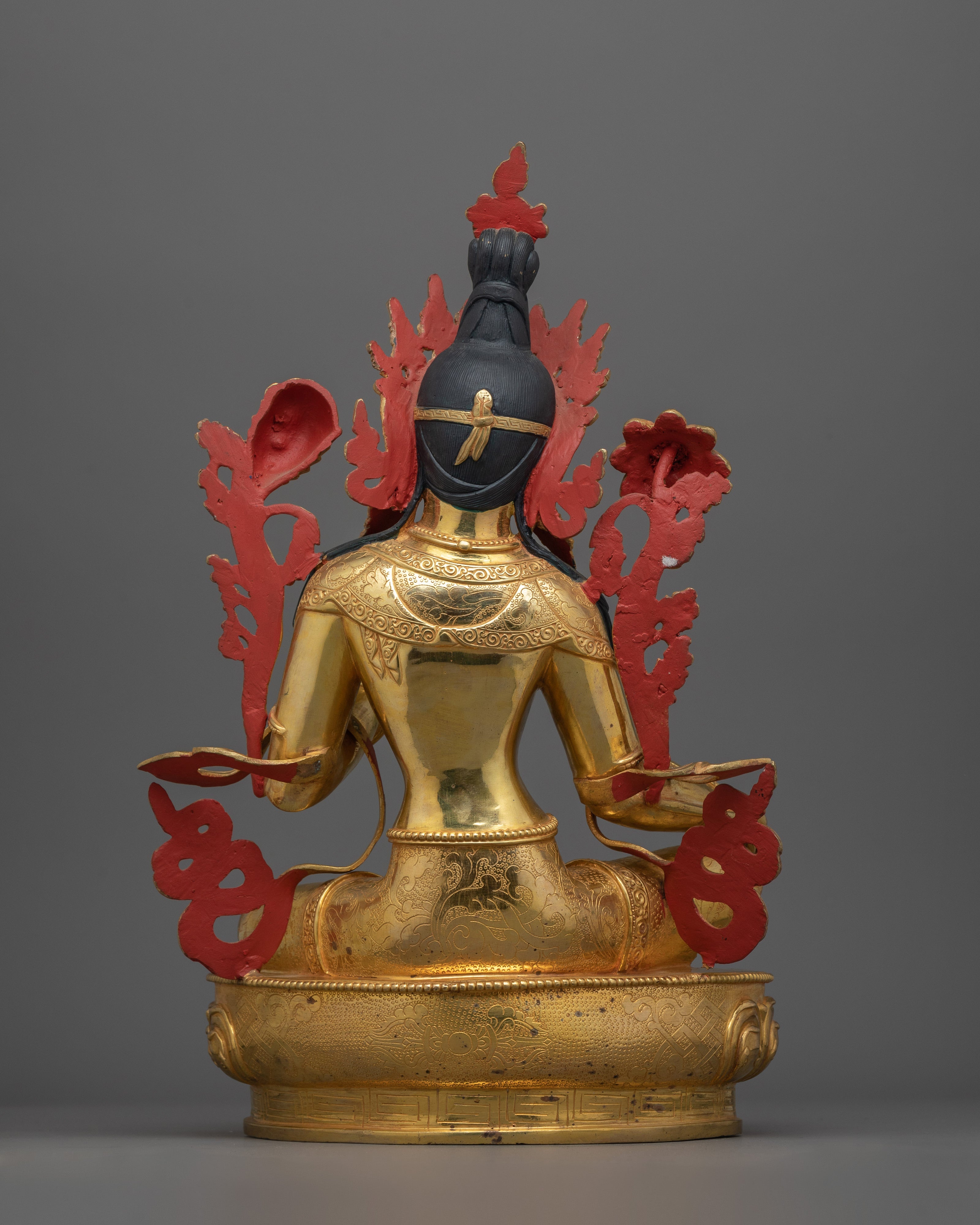 Green Tara Tibetan Goddess Zen Figurine | Beacon of Compassion and Protection