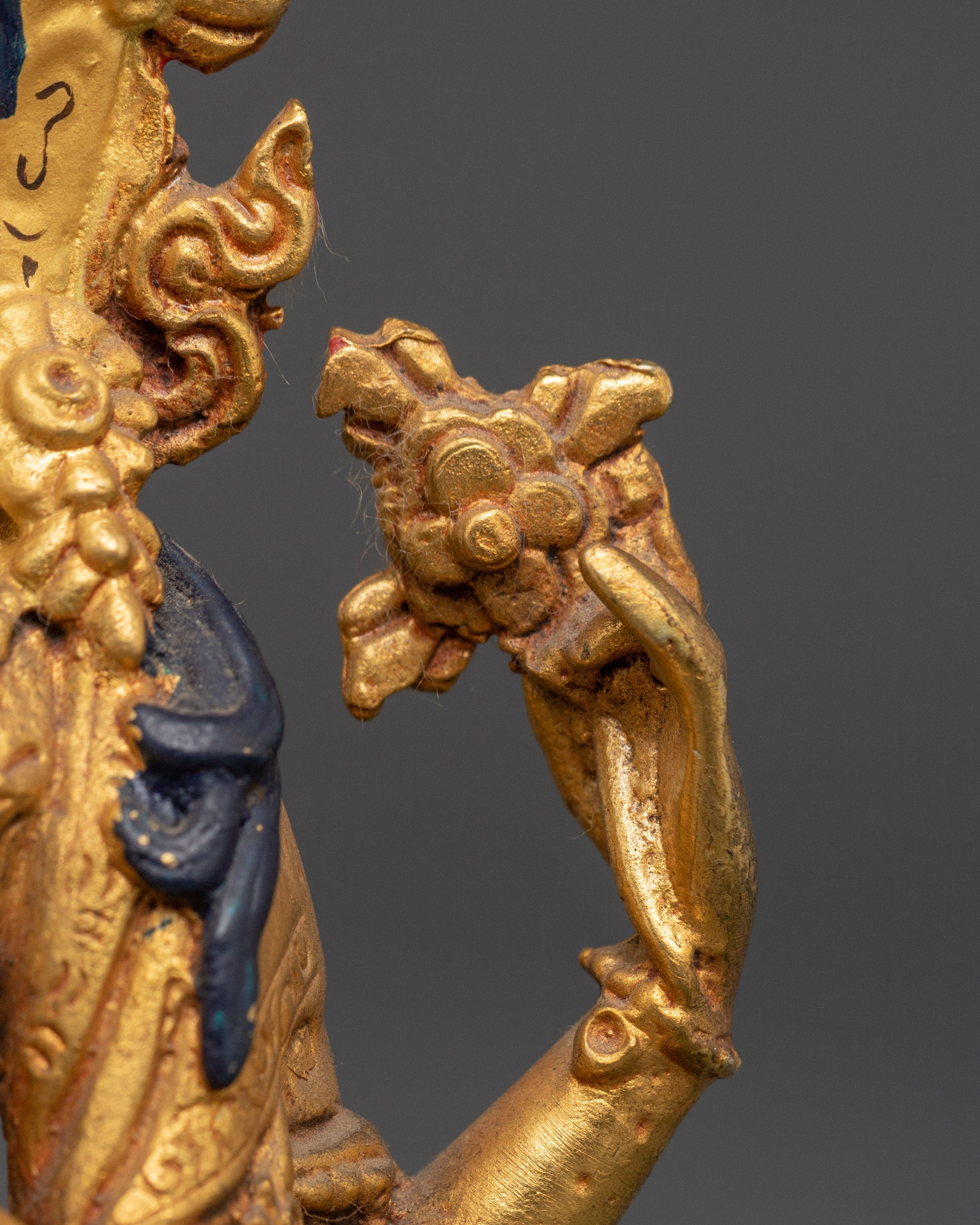 Compassion Lord Four-Armed Chenrezig Statue | Handcrafted Buddhist Sculpture