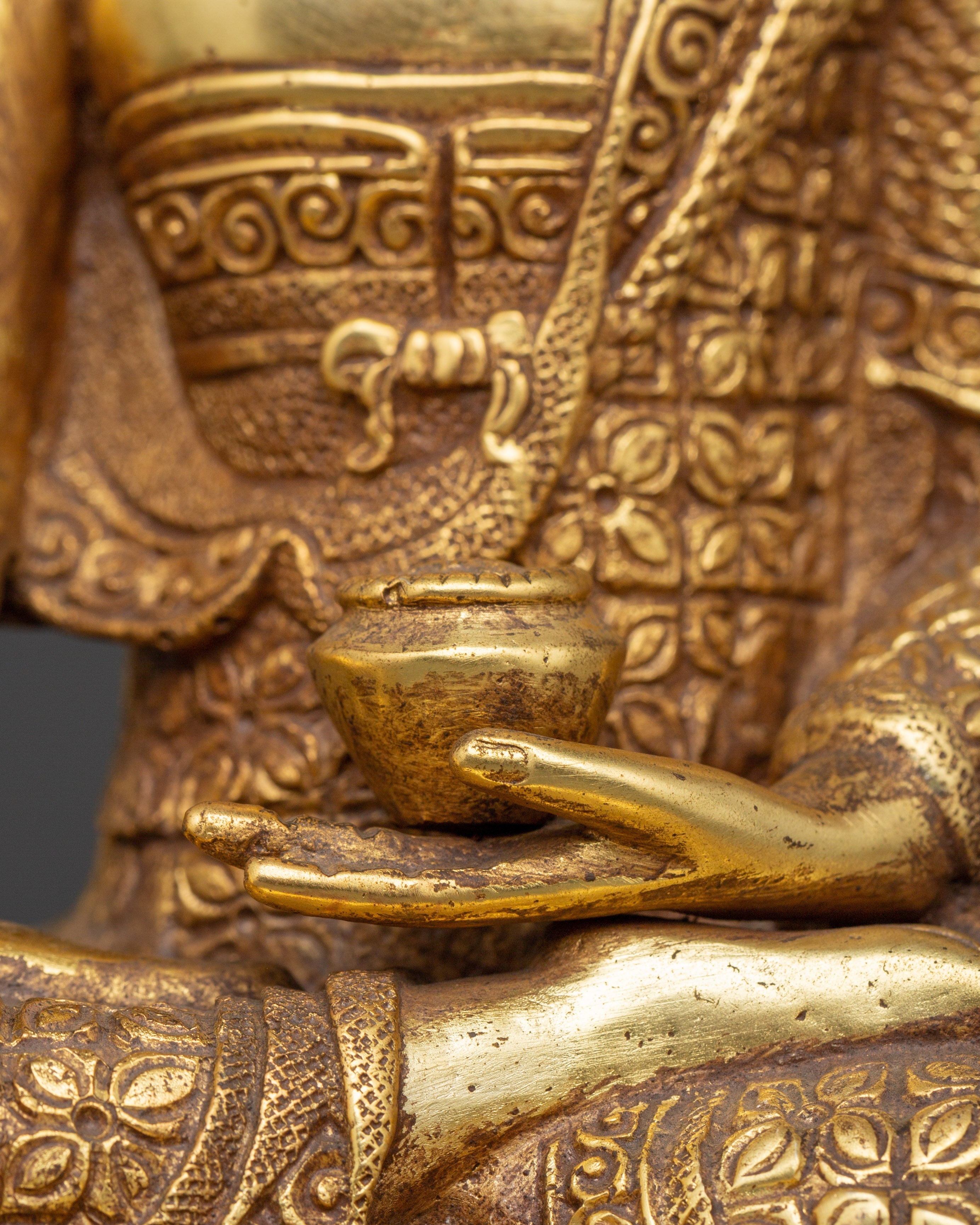 Himalayan Statue of Shakyamuni Buddha | Handcrafted Buddha Sculpture