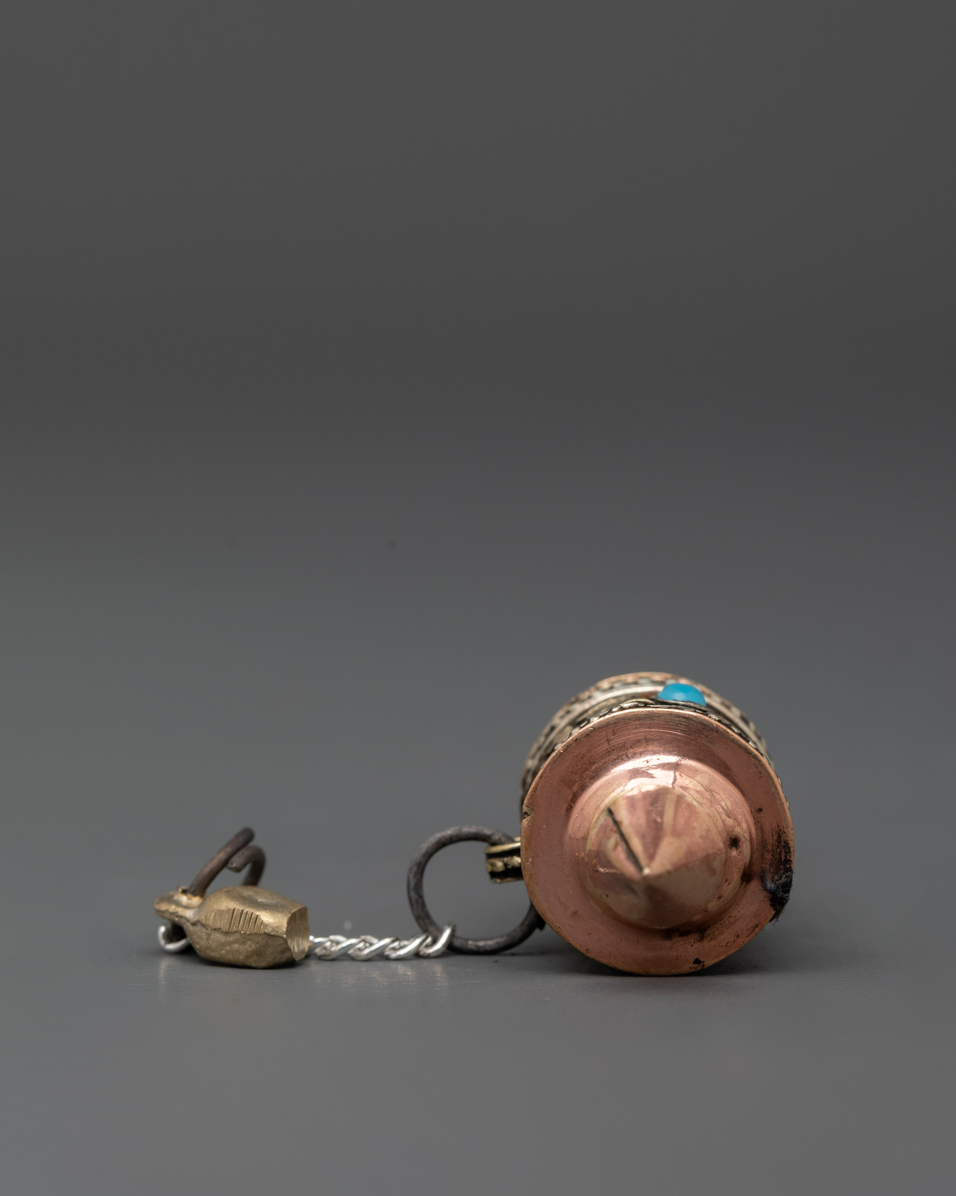 Handmade Tibetan Brass Prayer Wheel | Spiritual Tool for Mindfulness
