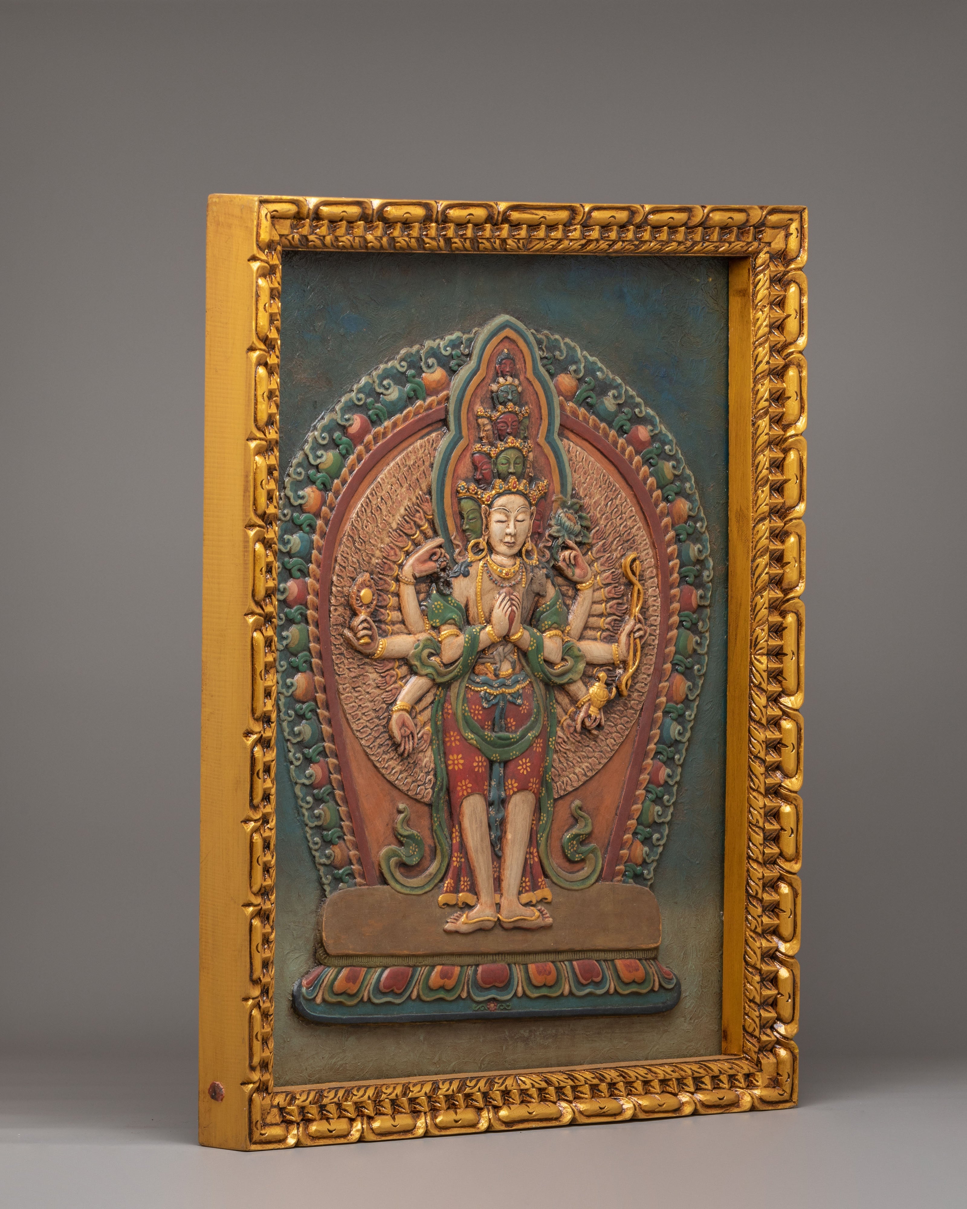 1000-armed Chenrezig Wall Hanging | Traditional Tibetan Artwork